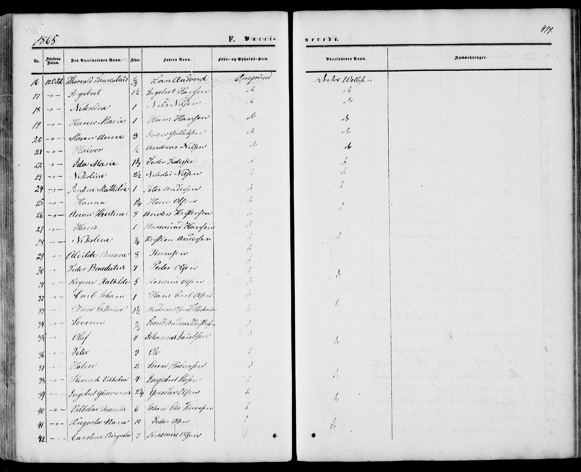 Porsgrunn kirkebøker , AV/SAKO-A-104/F/Fa/L0007: Parish register (official) no. 7, 1858-1877, p. 499