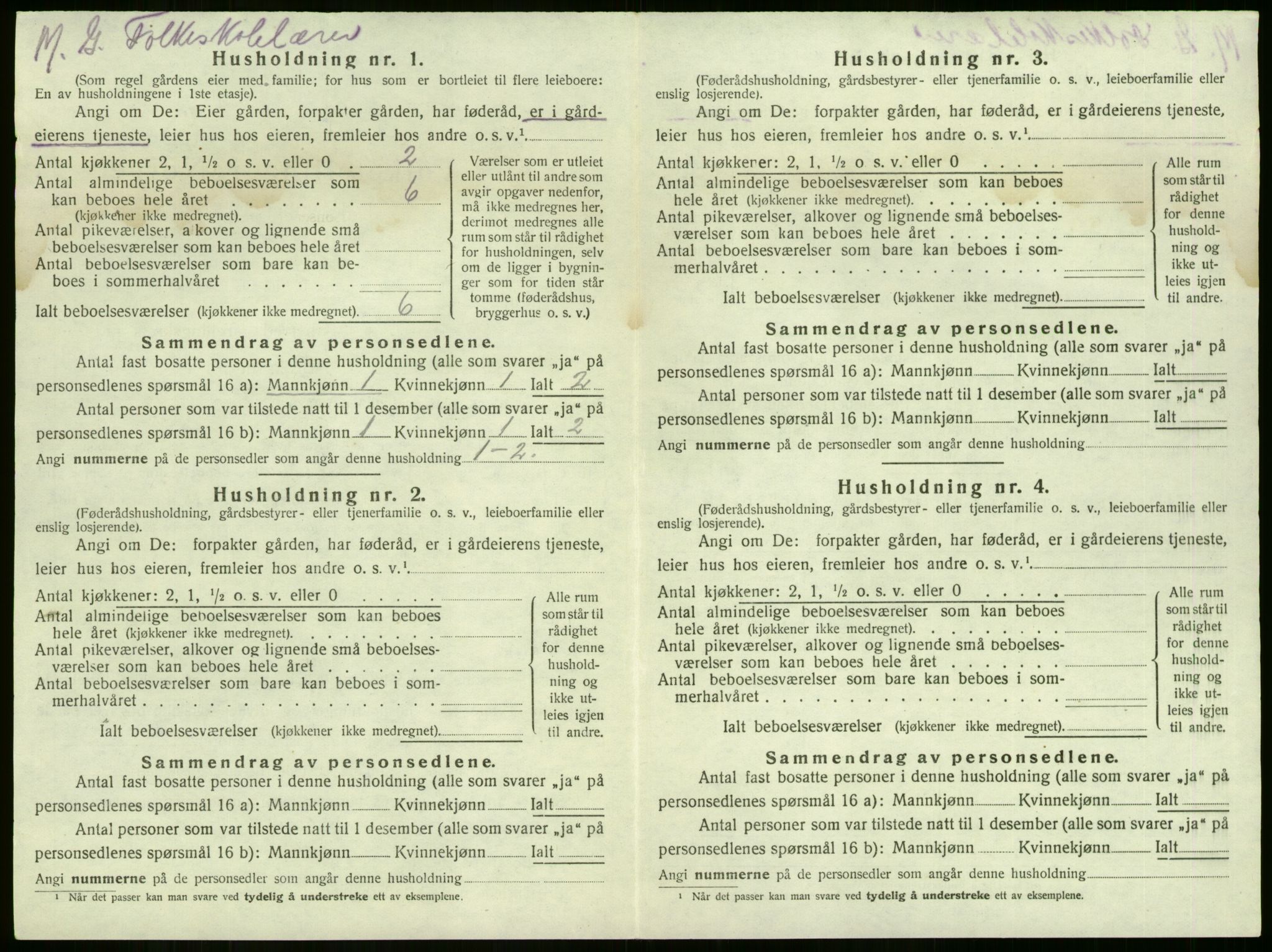 SAKO, 1920 census for Sem, 1920, p. 2108