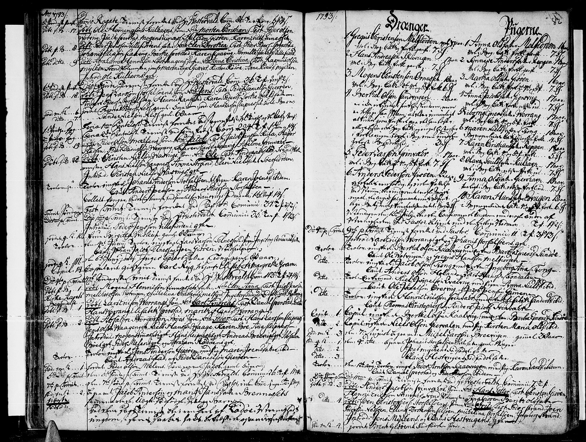 Ministerialprotokoller, klokkerbøker og fødselsregistre - Nordland, SAT/A-1459/841/L0591: Parish register (official) no. 841A03 /1, 1777-1819, p. 81-82