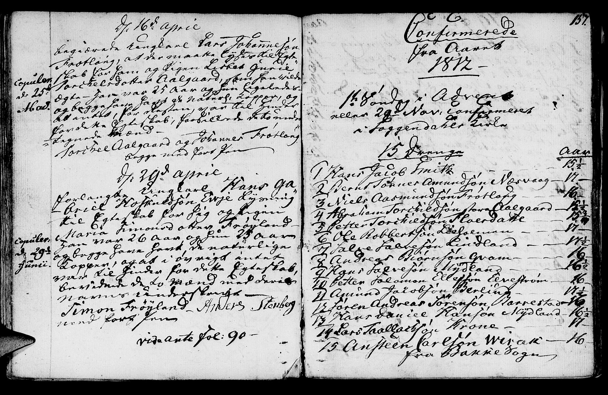 Sokndal sokneprestkontor, SAST/A-101808: Parish register (official) no. A 5, 1806-1826, p. 157
