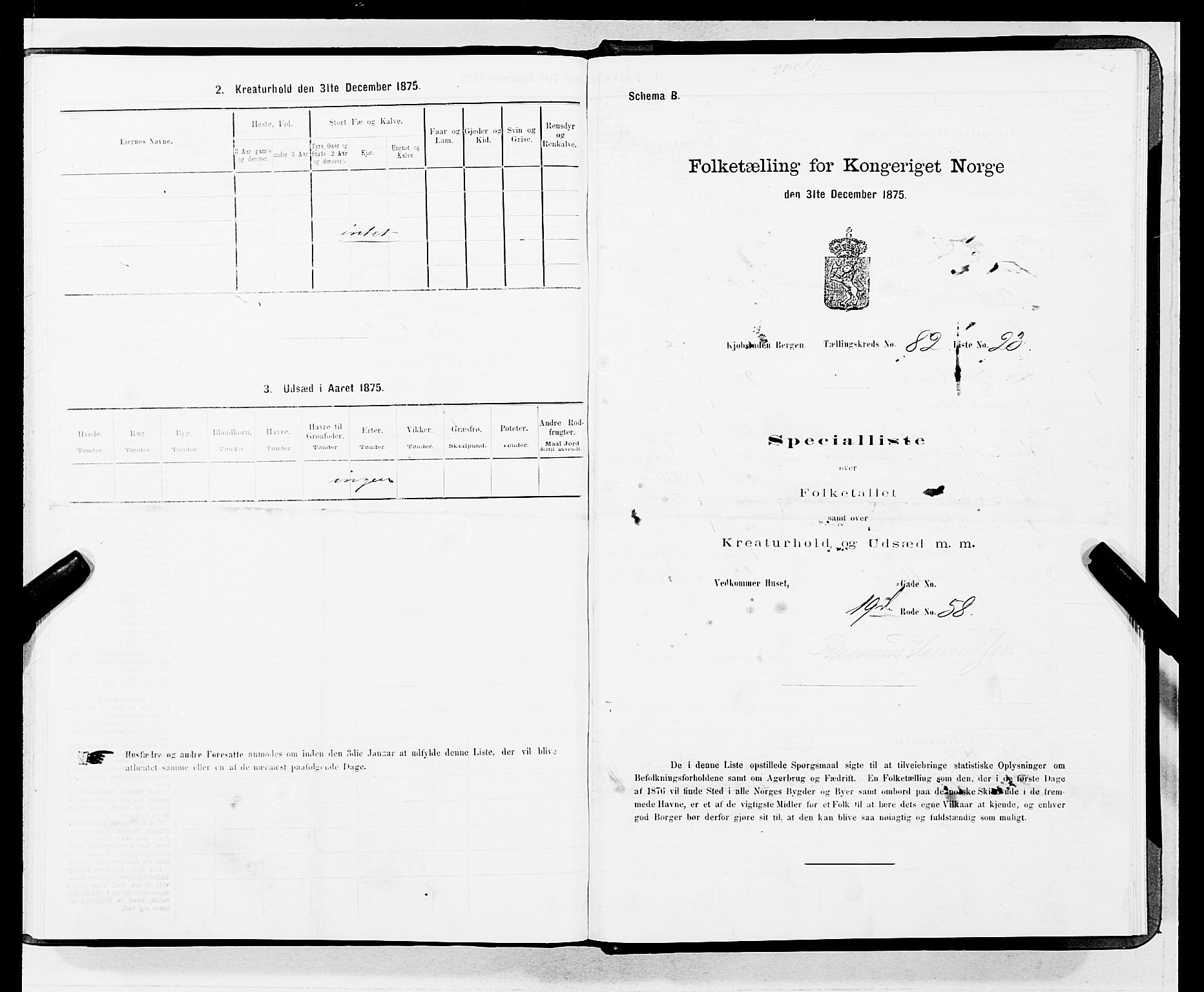 SAB, 1875 census for 1301 Bergen, 1875, p. 4444