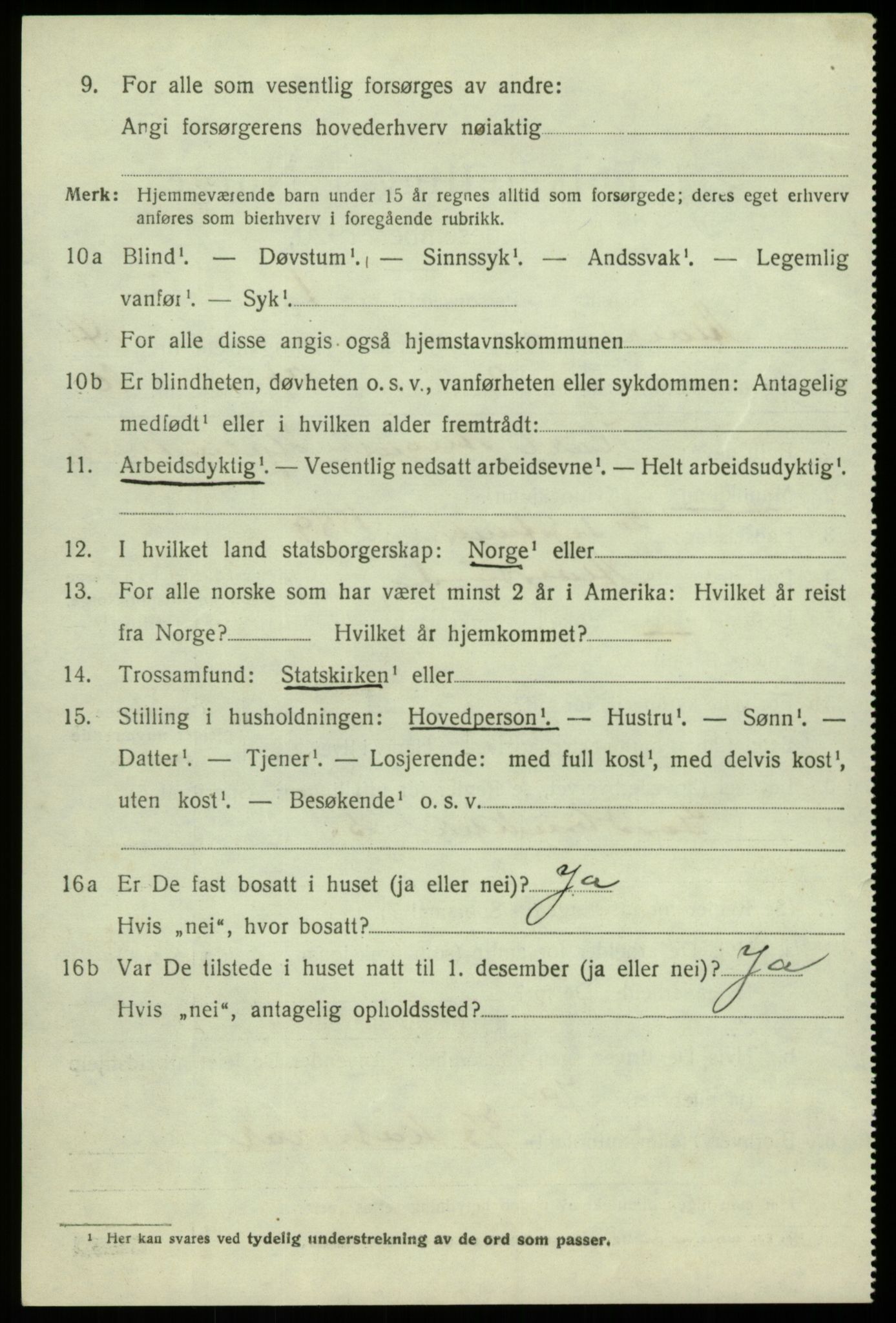 SAB, 1920 census for Alversund, 1920, p. 7679