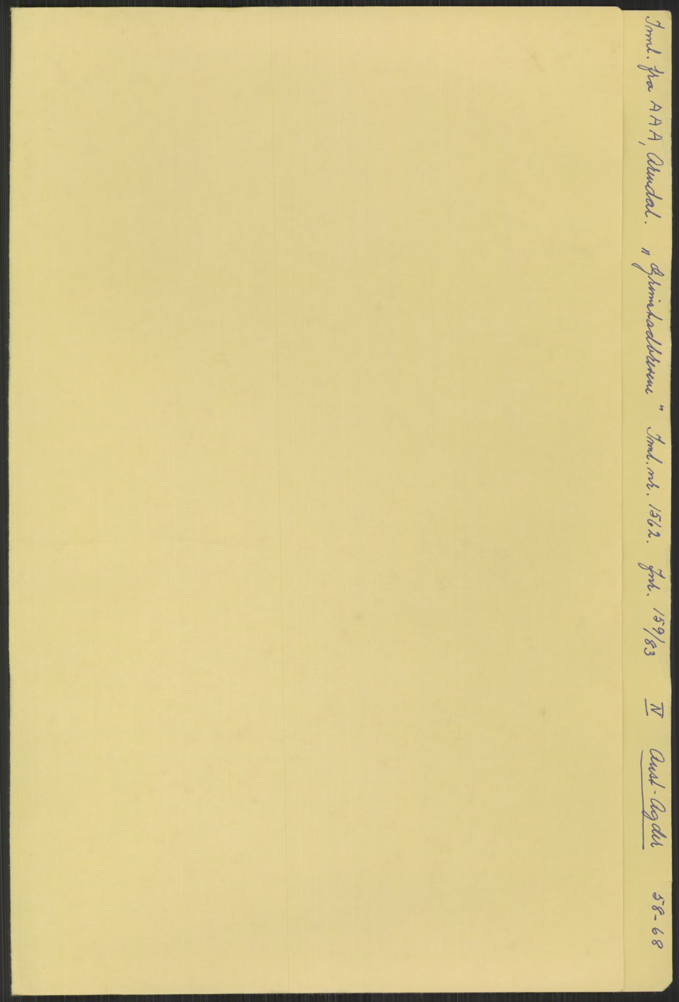 Samlinger til kildeutgivelse, Amerikabrevene, RA/EA-4057/F/L0025: Innlån fra Aust-Agder: Aust-Agder-Arkivet, Grimstadbrevene, 1838-1914, p. 589