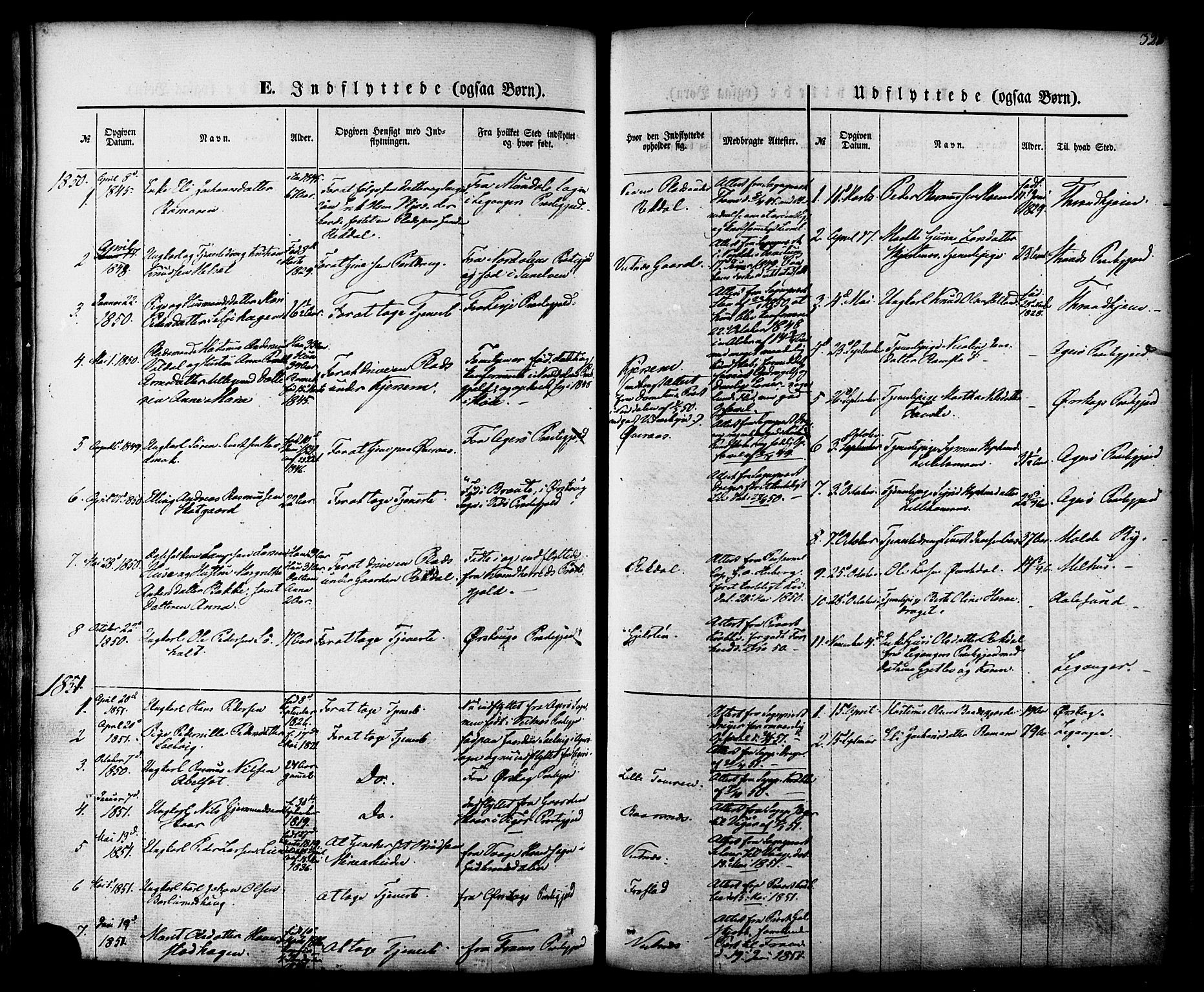 Ministerialprotokoller, klokkerbøker og fødselsregistre - Møre og Romsdal, SAT/A-1454/539/L0529: Parish register (official) no. 539A02, 1848-1872, p. 327