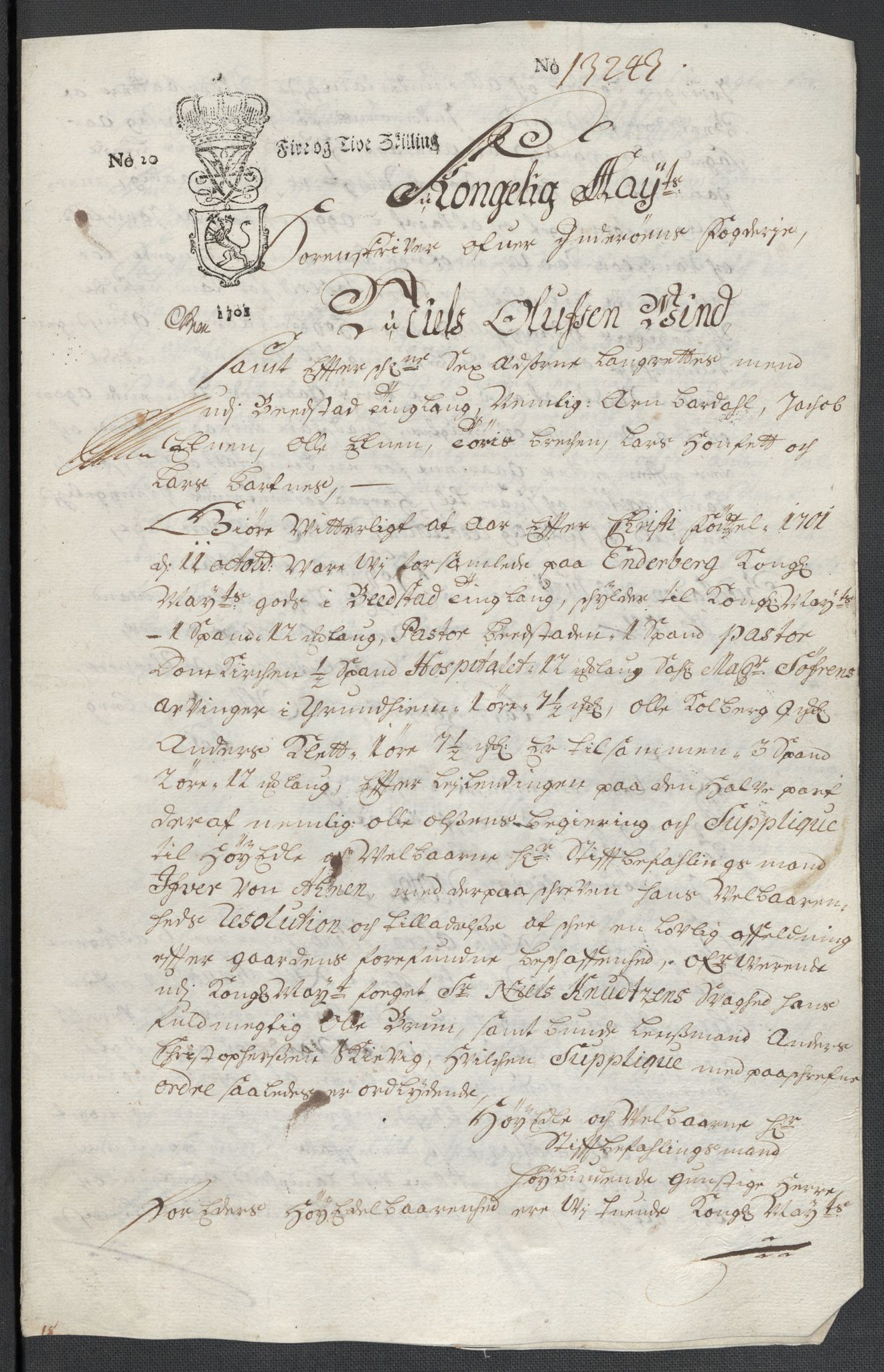 Rentekammeret inntil 1814, Reviderte regnskaper, Fogderegnskap, AV/RA-EA-4092/R63/L4312: Fogderegnskap Inderøy, 1701-1702, p. 143