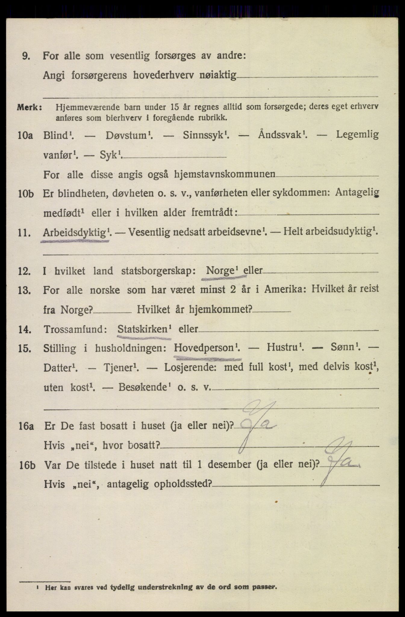 SAH, 1920 census for Østre Toten, 1920, p. 6105