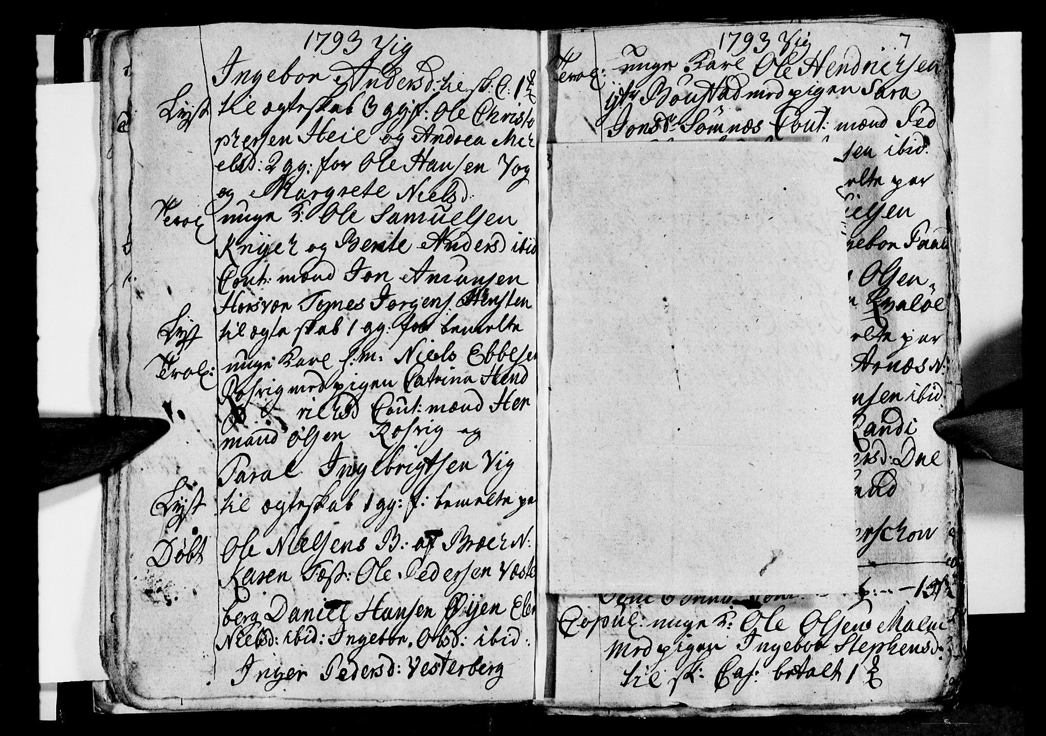 Ministerialprotokoller, klokkerbøker og fødselsregistre - Nordland, AV/SAT-A-1459/812/L0184: Parish register (copy) no. 812C02, 1793-1809, p. 7