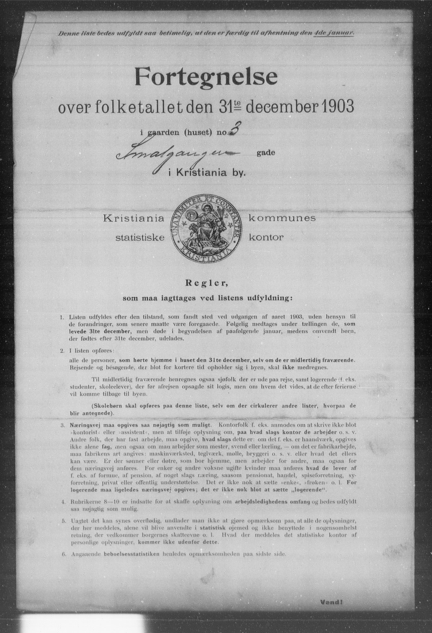 OBA, Municipal Census 1903 for Kristiania, 1903, p. 18557