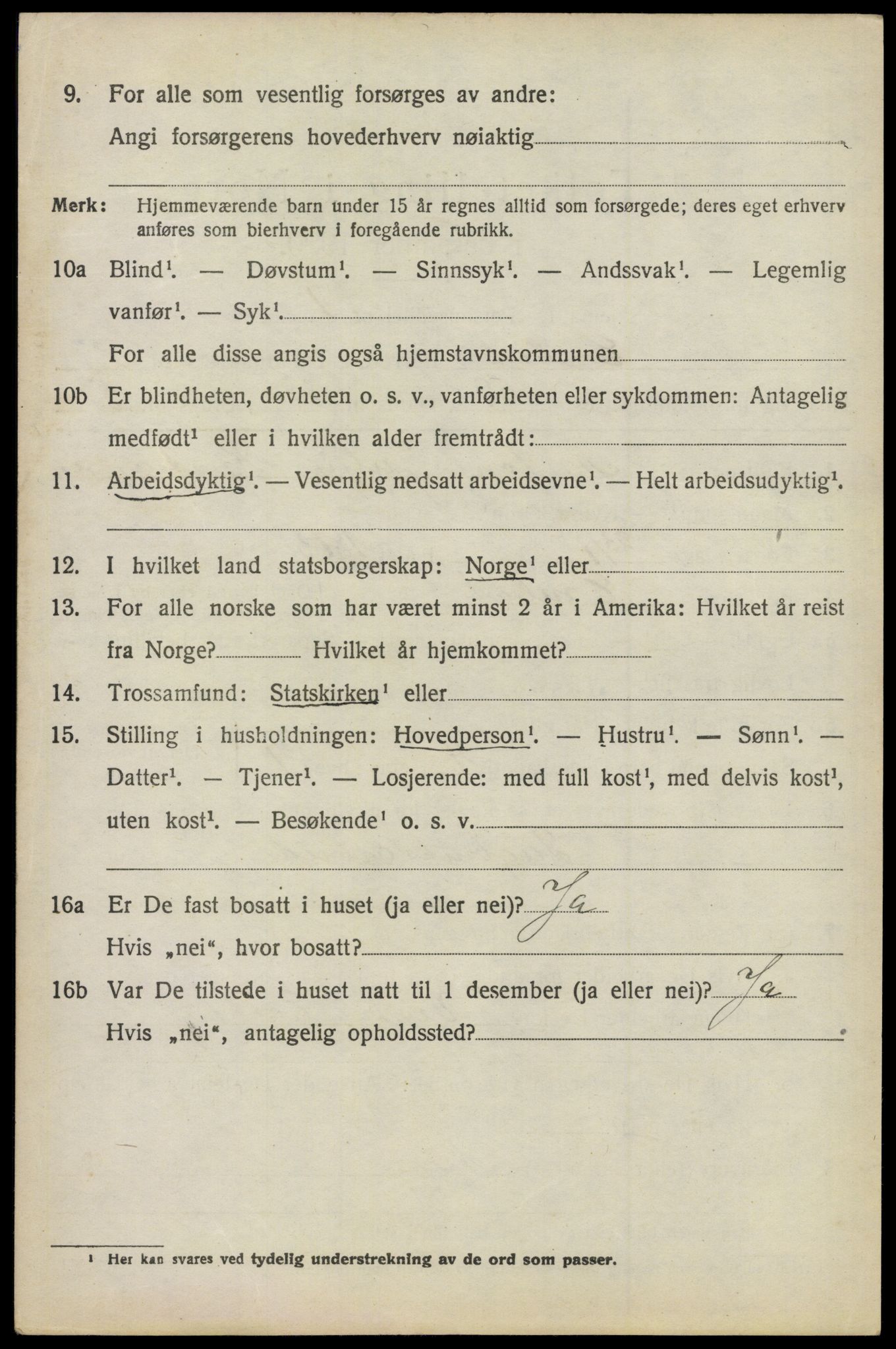 SAO, 1920 census for Enebakk, 1920, p. 3412