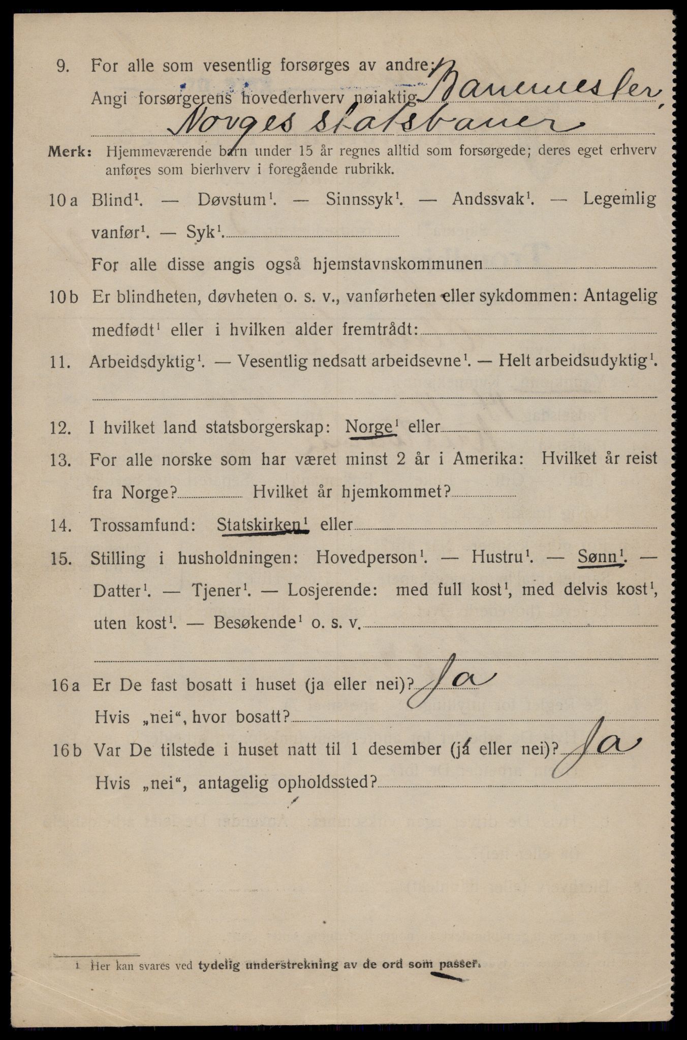 SAT, 1920 census for Trondheim, 1920, p. 36891