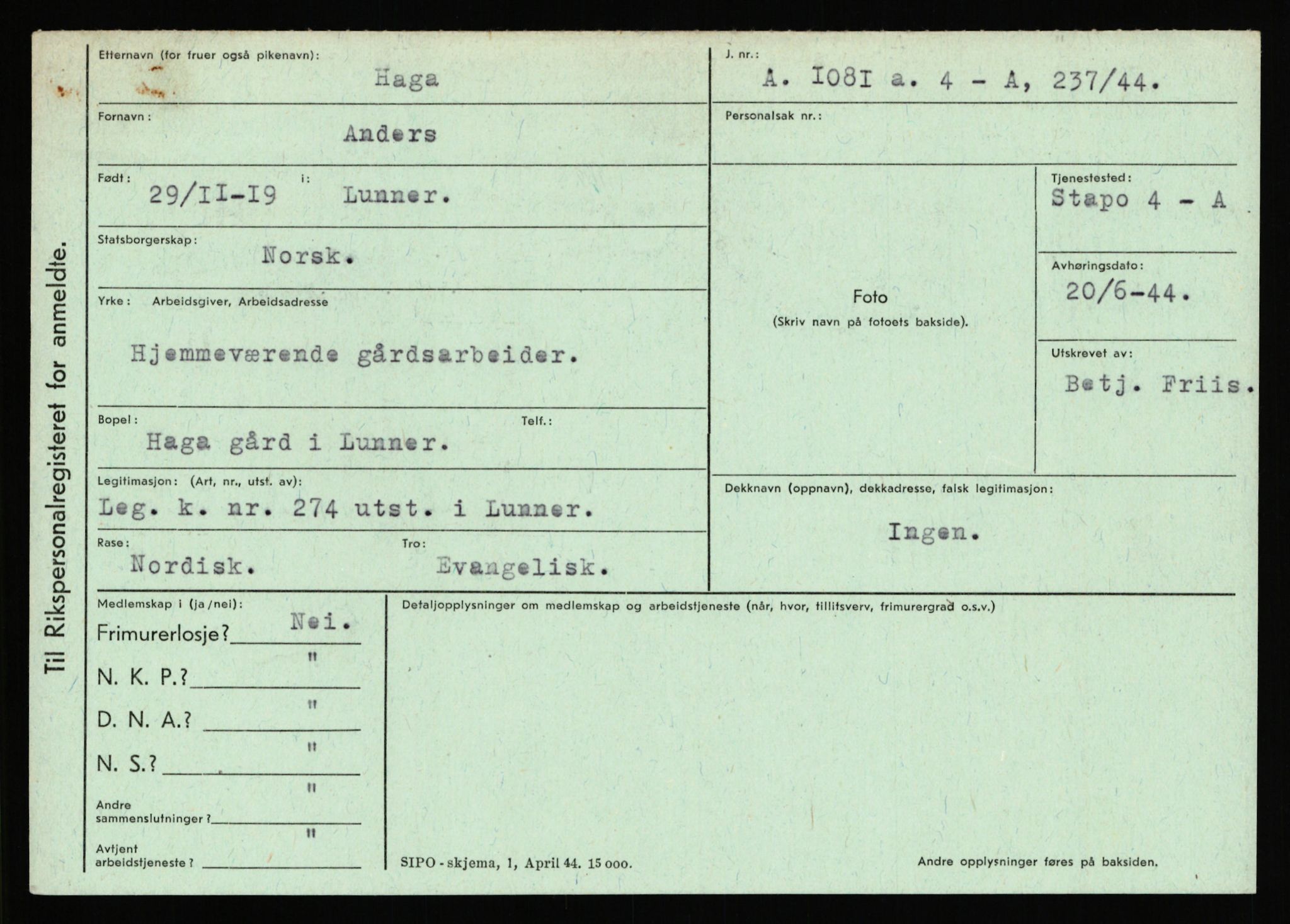 Statspolitiet - Hovedkontoret / Osloavdelingen, AV/RA-S-1329/C/Ca/L0005: Furali - Hamula, 1943-1945, p. 3802