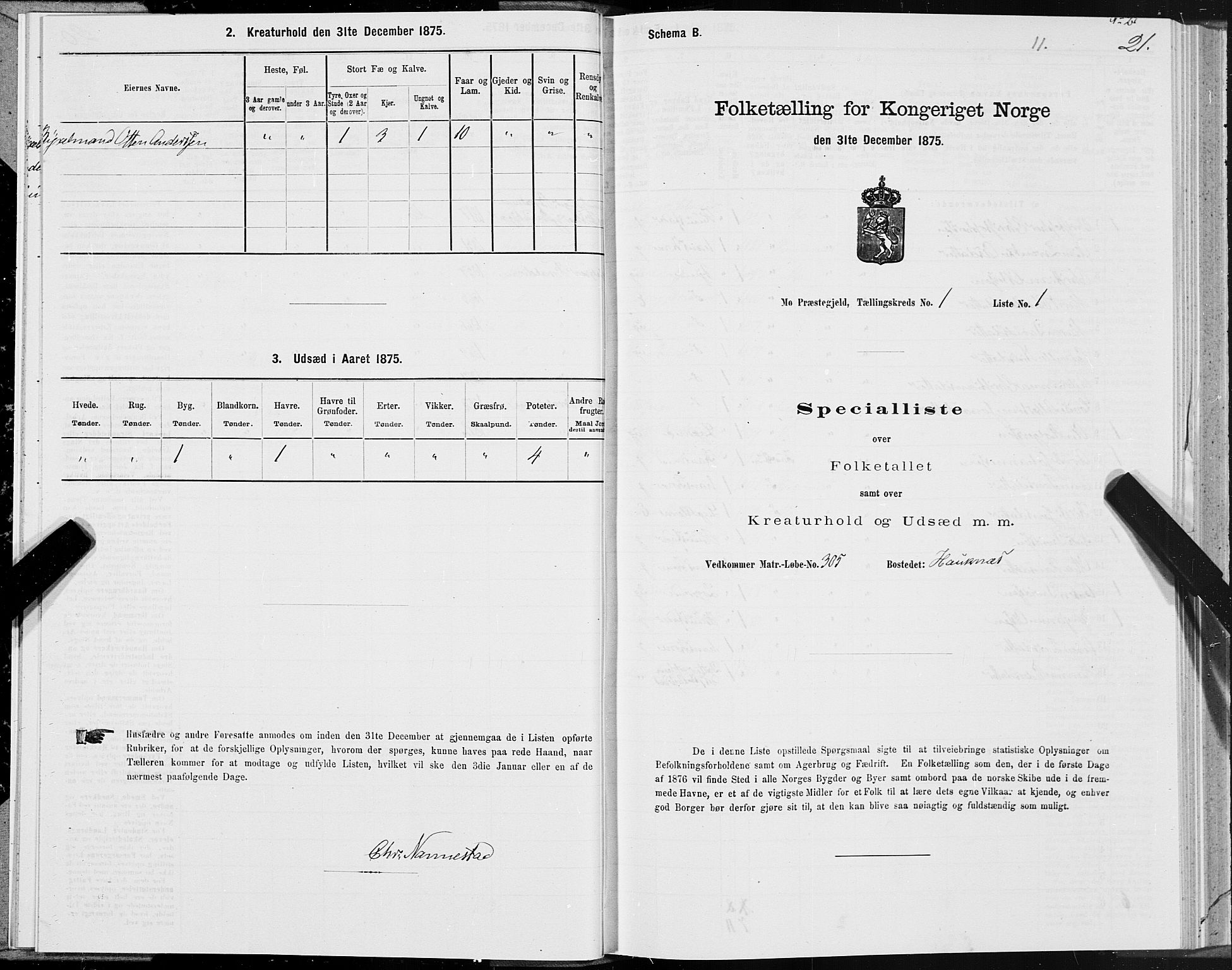 SAT, 1875 census for 1833P Mo, 1875, p. 1021