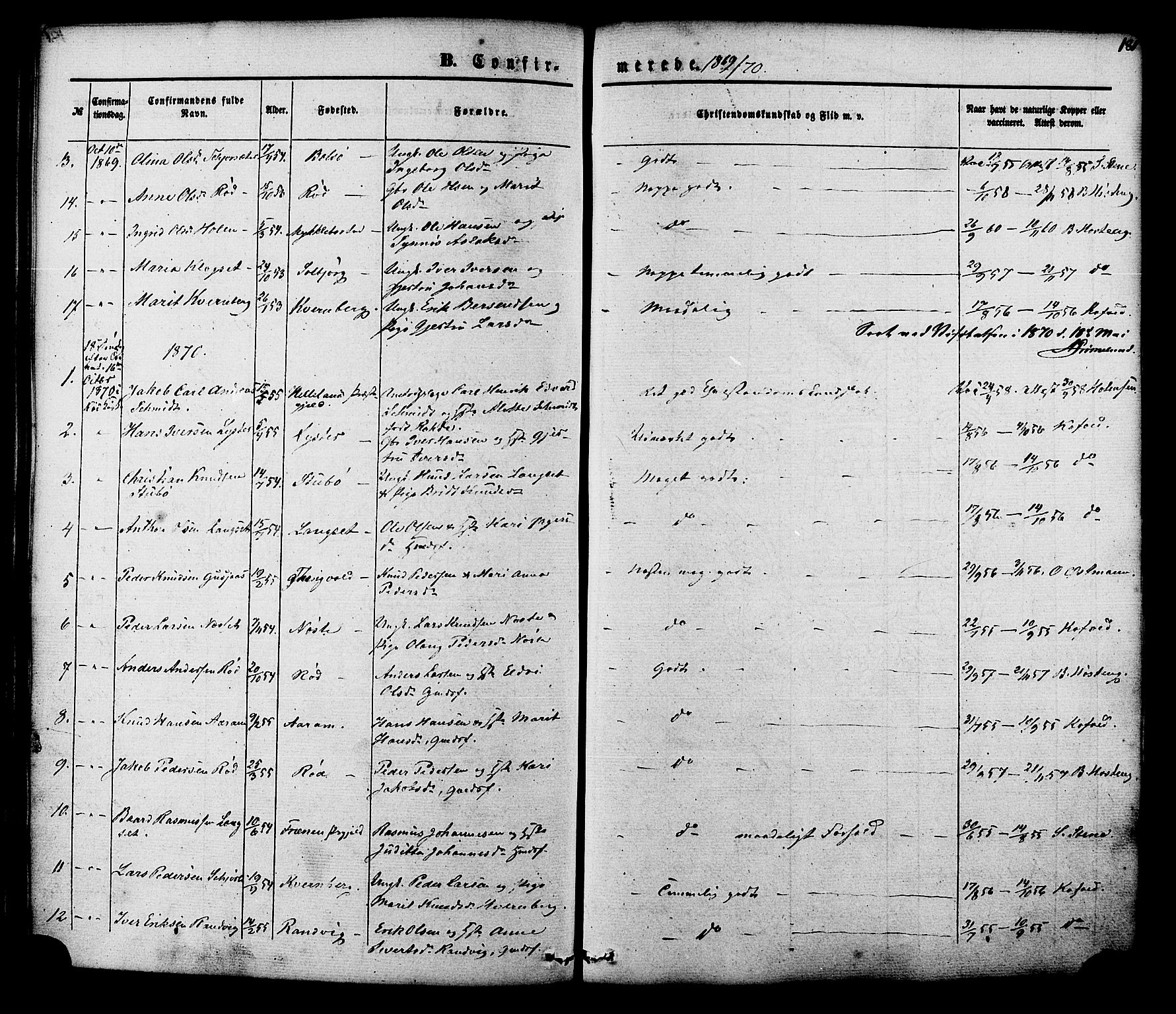 Ministerialprotokoller, klokkerbøker og fødselsregistre - Møre og Romsdal, SAT/A-1454/551/L0625: Parish register (official) no. 551A05, 1846-1879, p. 181