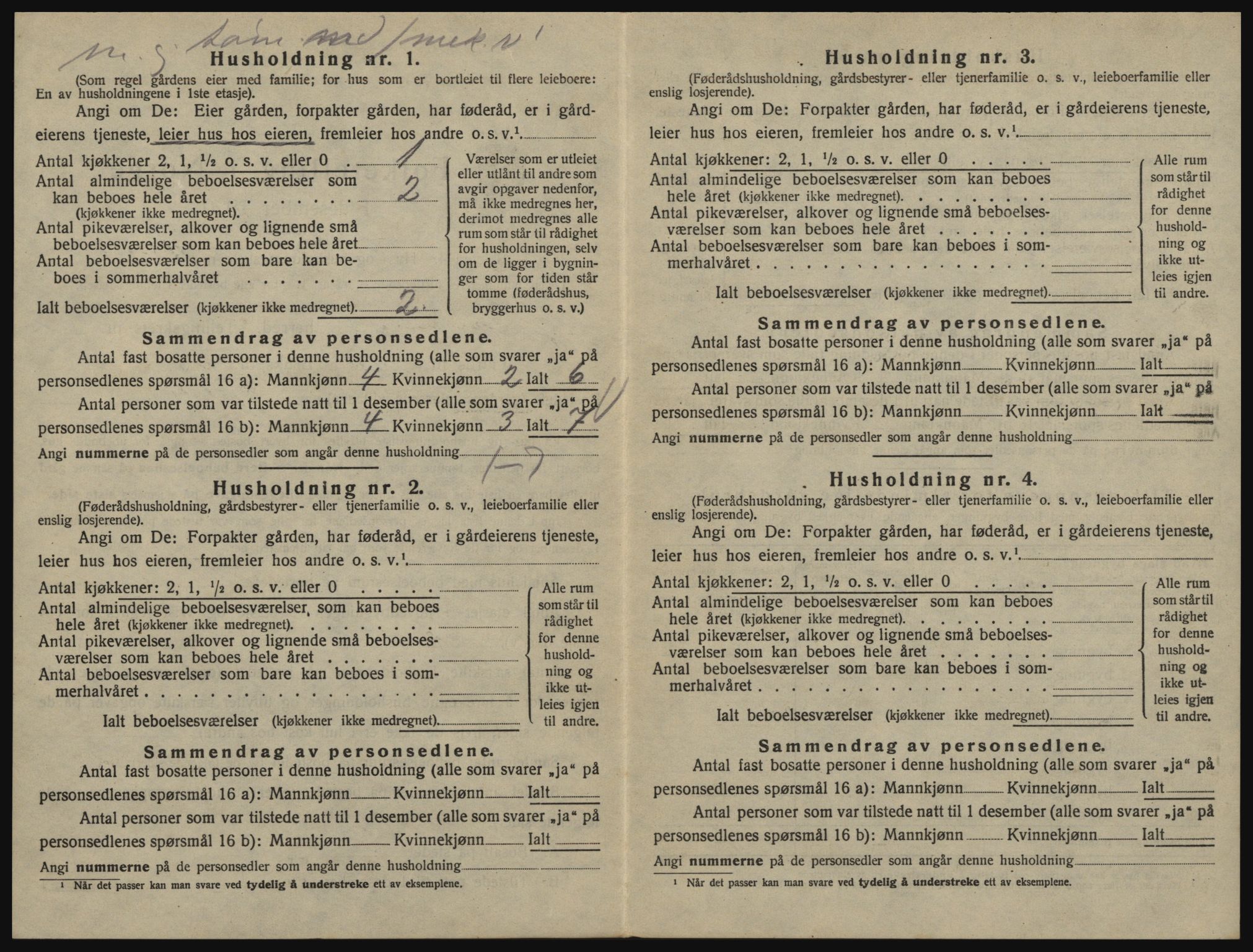 SAO, 1920 census for Glemmen, 1920, p. 2704