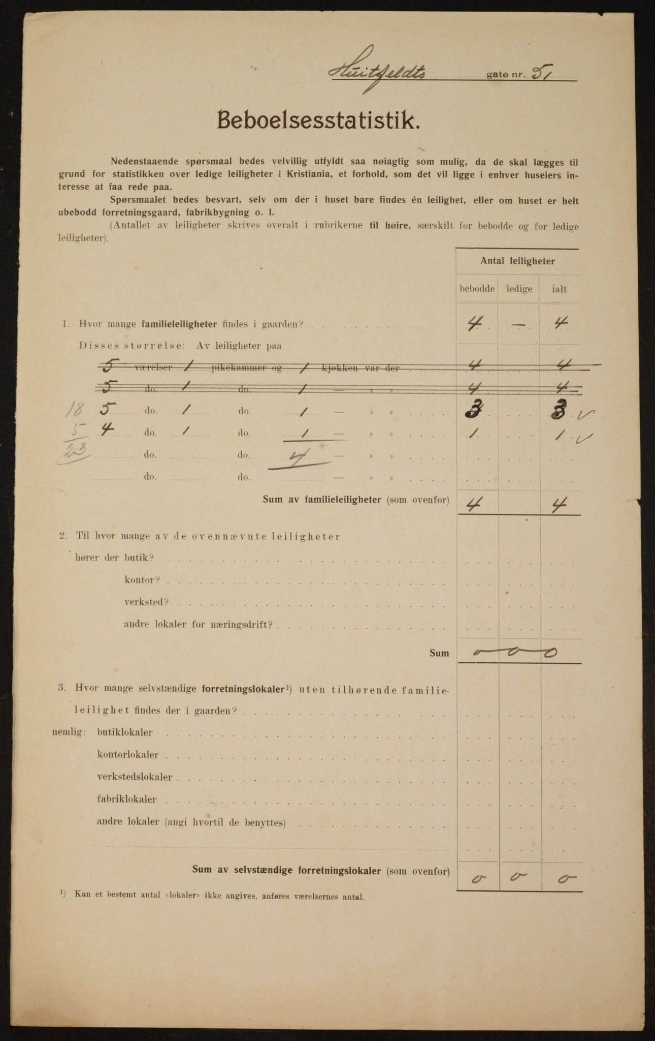 OBA, Municipal Census 1910 for Kristiania, 1910, p. 41379