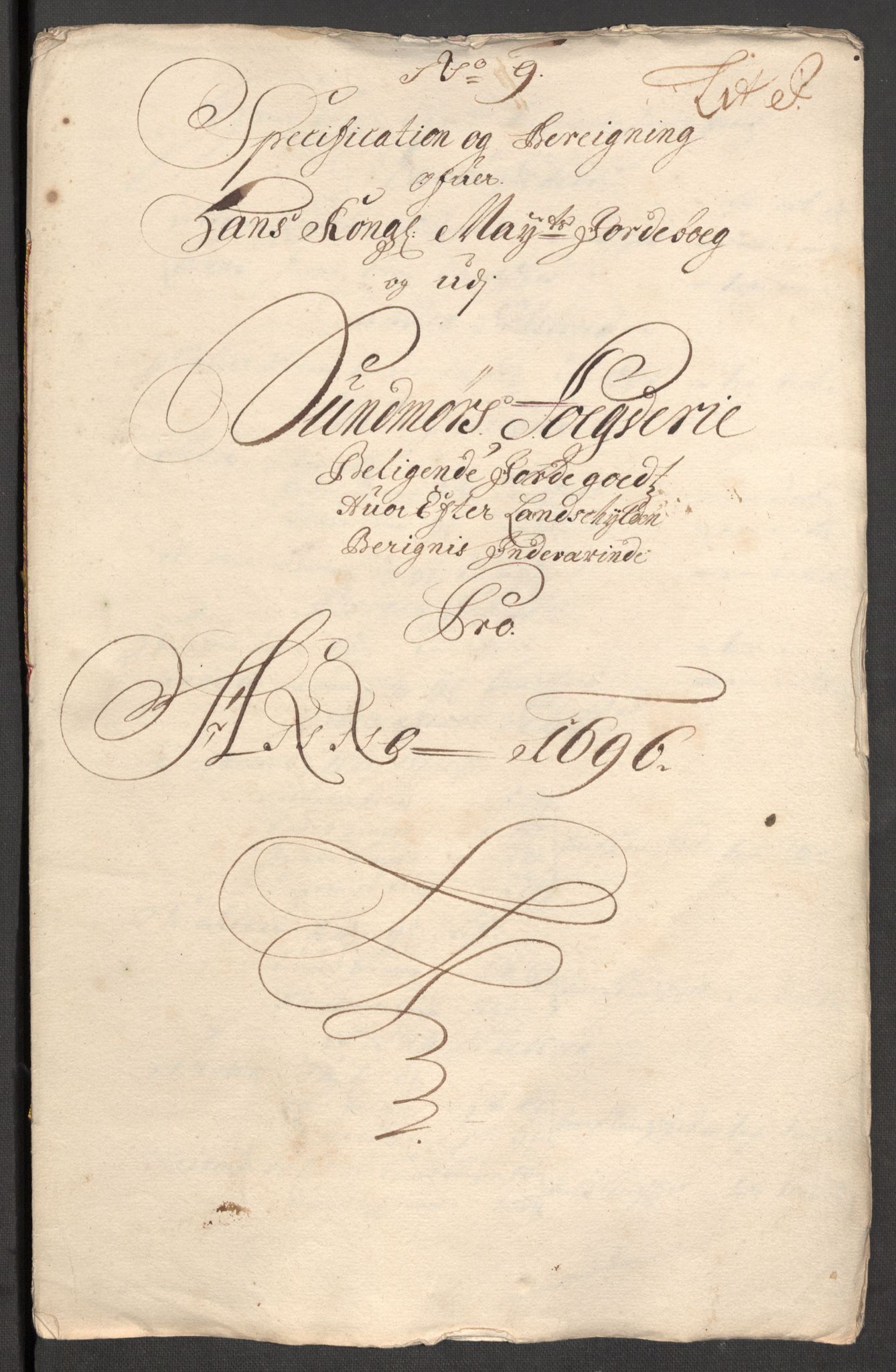 Rentekammeret inntil 1814, Reviderte regnskaper, Fogderegnskap, RA/EA-4092/R54/L3556: Fogderegnskap Sunnmøre, 1696-1698, p. 143