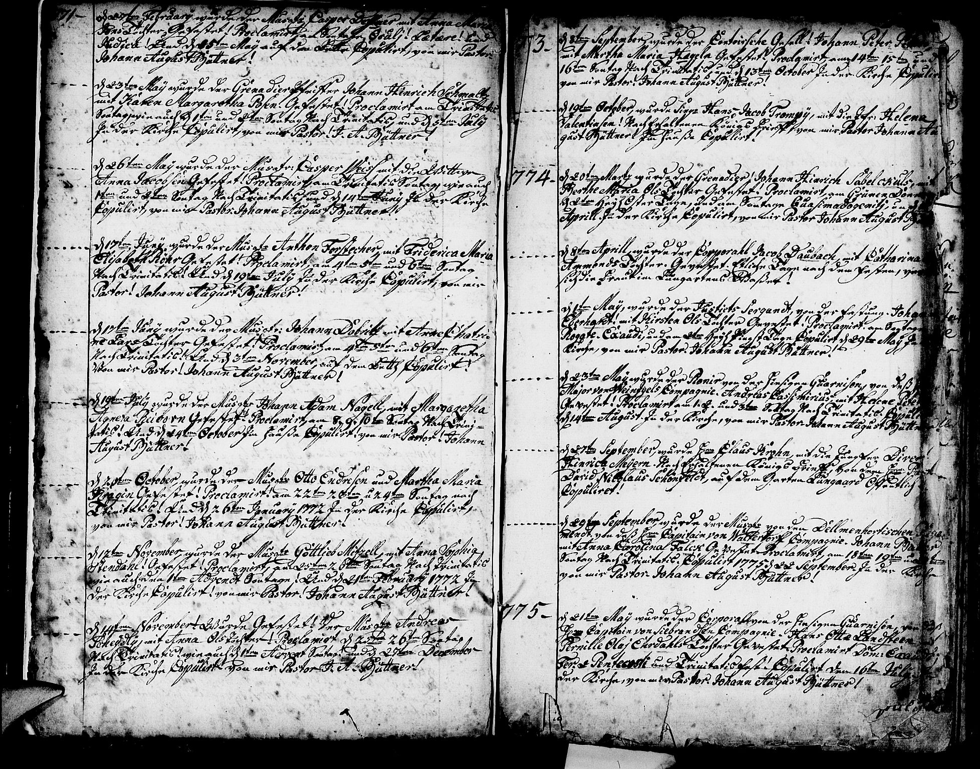 Mariakirken Sokneprestembete, SAB/A-76901/H/Haa/L0002: Parish register (official) no. A 2, 1748-1807, p. 5
