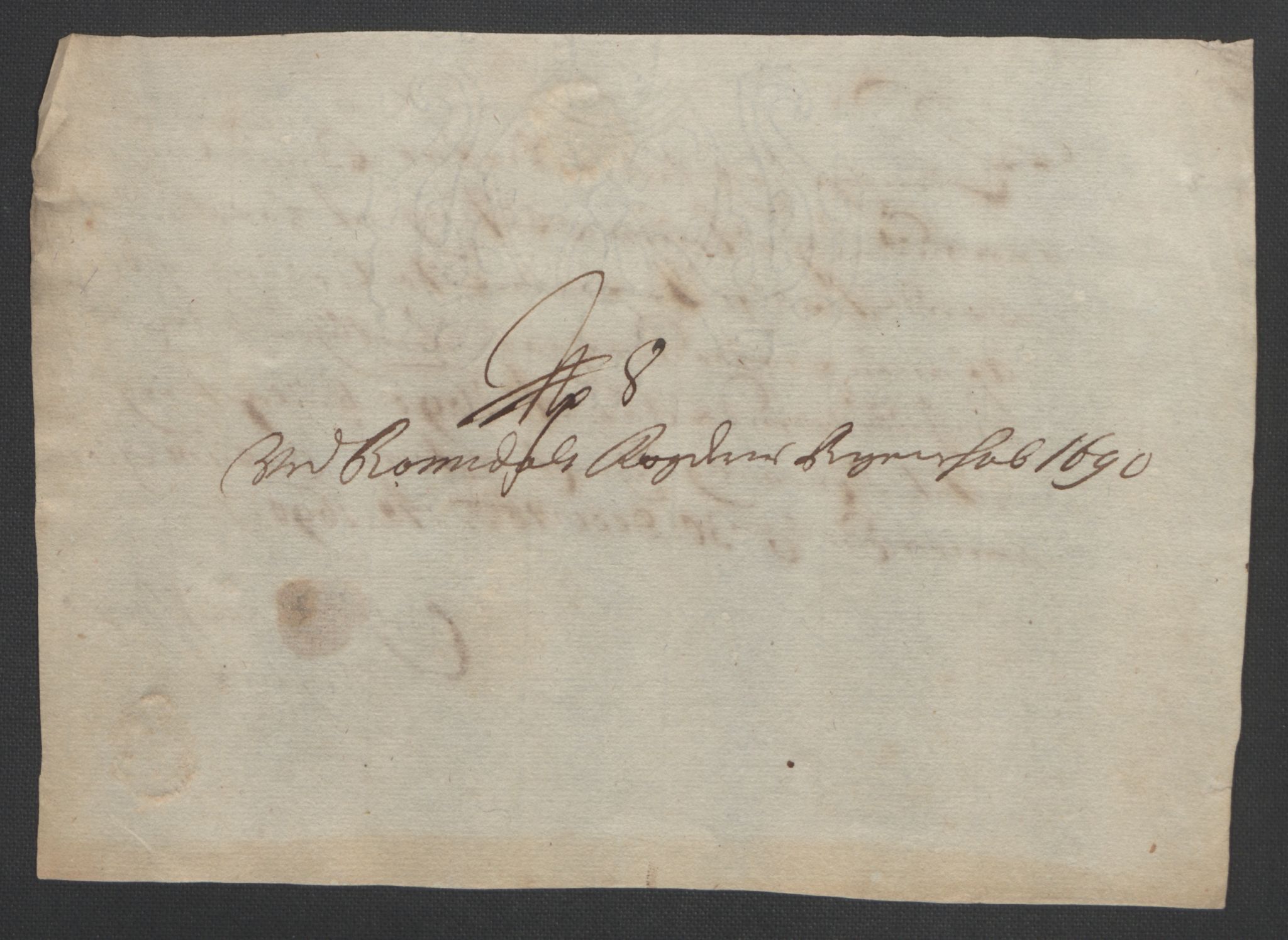 Rentekammeret inntil 1814, Reviderte regnskaper, Fogderegnskap, AV/RA-EA-4092/R55/L3649: Fogderegnskap Romsdal, 1690-1691, p. 178