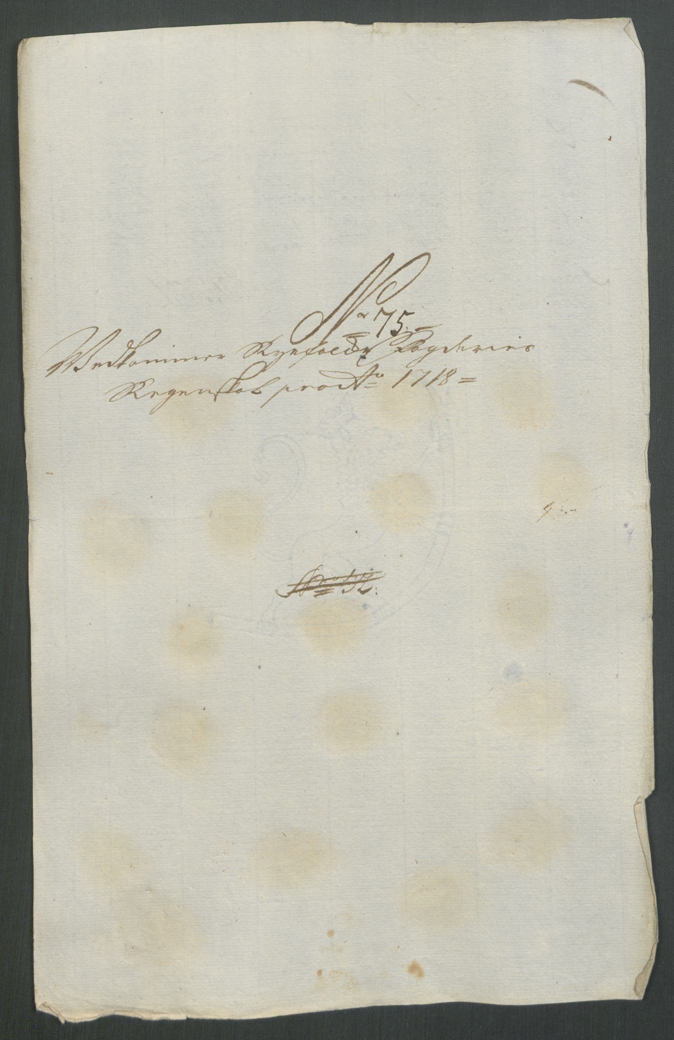 Rentekammeret inntil 1814, Reviderte regnskaper, Fogderegnskap, AV/RA-EA-4092/R47/L2871: Fogderegnskap Ryfylke, 1718, p. 344