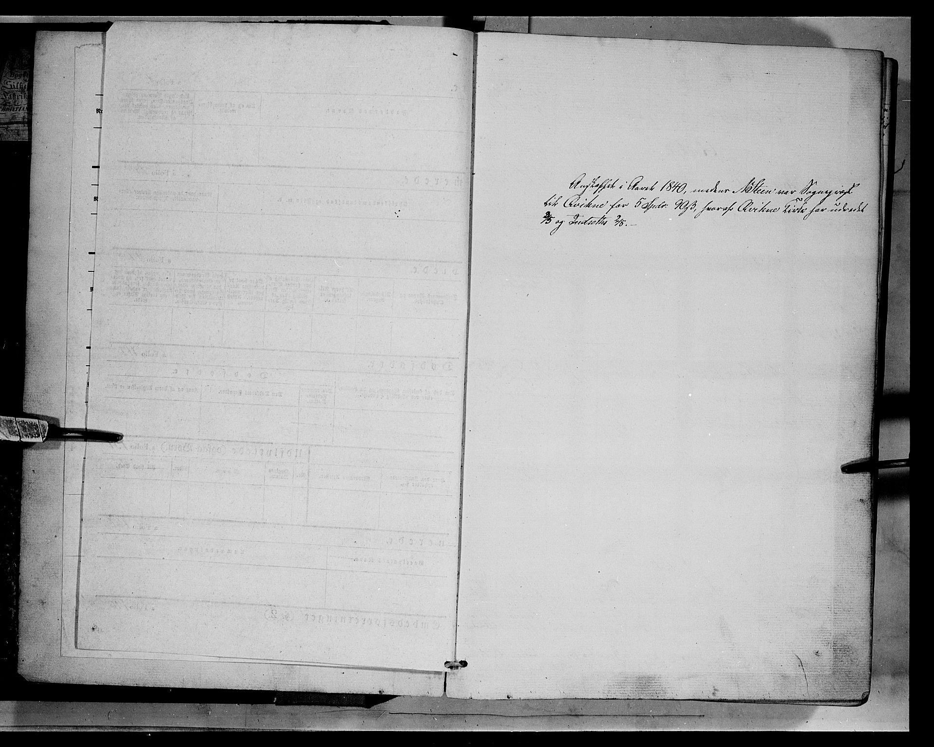 Kvikne prestekontor, SAH/PREST-064/H/Ha/Haa/L0005: Parish register (official) no. 5, 1841-1862