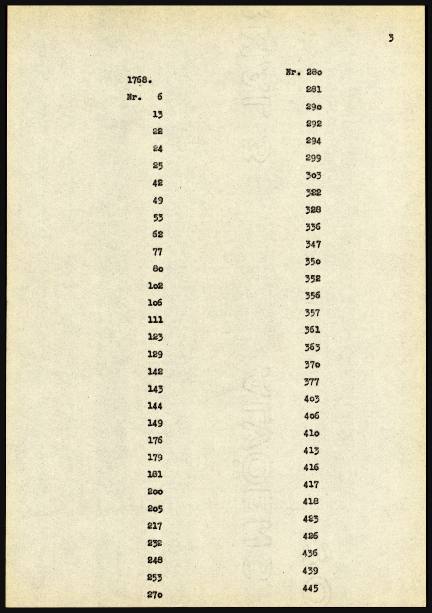 Riksarkivet, Seksjon for eldre arkiv og spesialsamlinger, AV/RA-EA-6797/H/Ha, 1953, p. 3