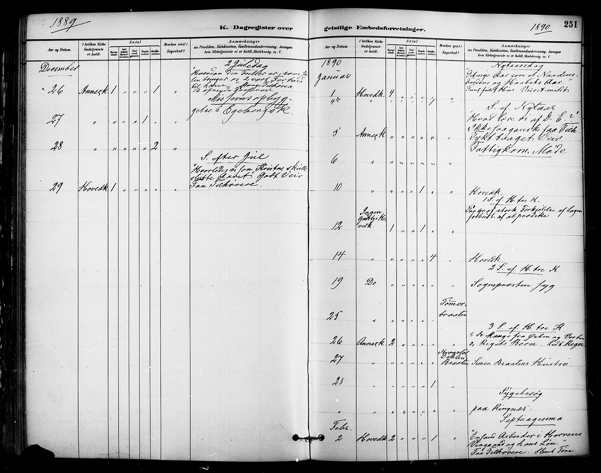 Enebakk prestekontor Kirkebøker, AV/SAO-A-10171c/F/Fa/L0016: Parish register (official) no. I 16, 1883-1898, p. 251