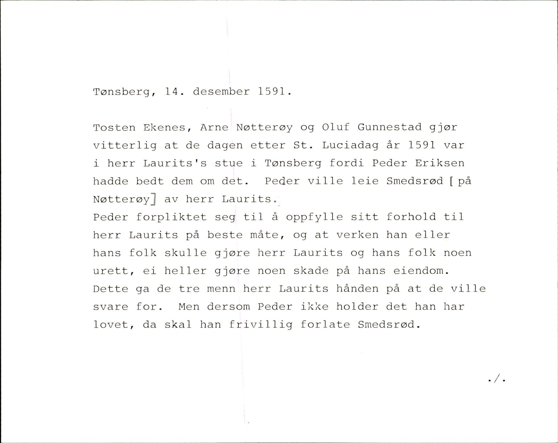 Riksarkivets diplomsamling, AV/RA-EA-5965/F35/F35k/L0002: Regestsedler: Prestearkiver fra Hedmark, Oppland, Buskerud og Vestfold, p. 741