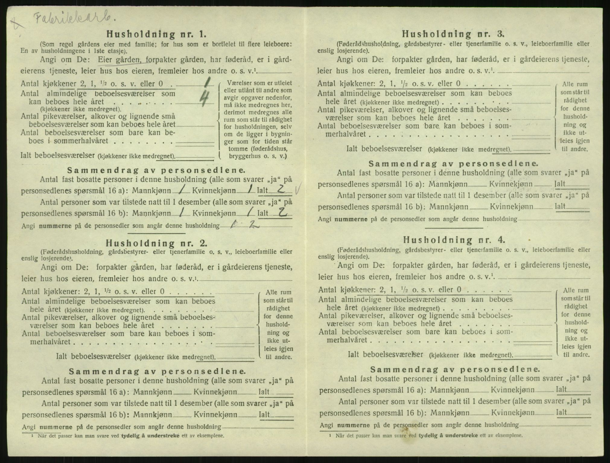 SAK, 1920 census for Hisøy, 1920, p. 369