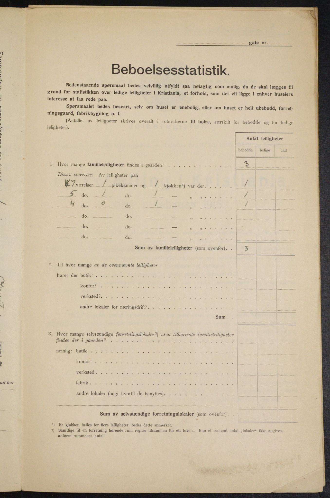 OBA, Municipal Census 1915 for Kristiania, 1915, p. 73534