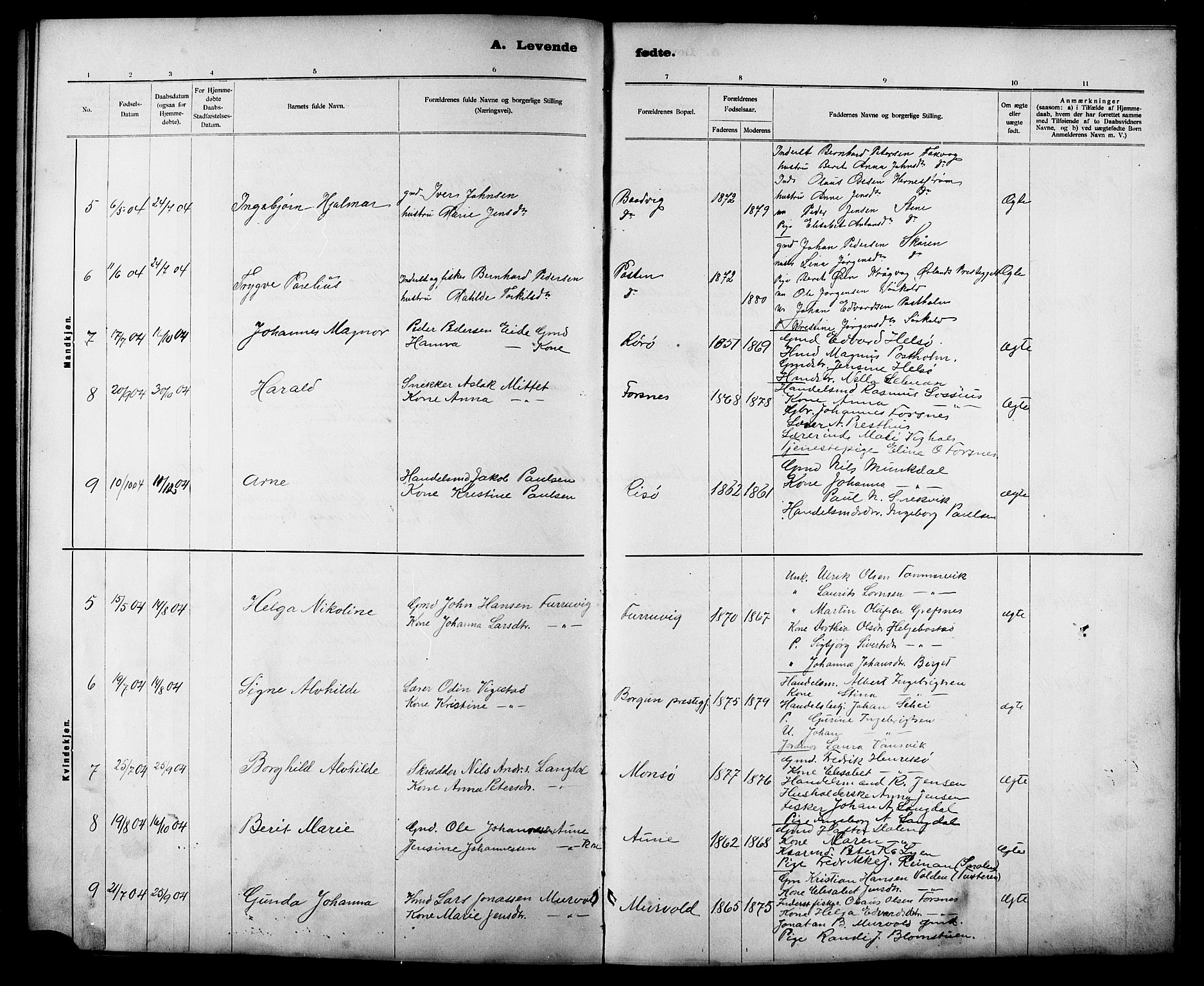 Ministerialprotokoller, klokkerbøker og fødselsregistre - Sør-Trøndelag, SAT/A-1456/635/L0553: Parish register (copy) no. 635C01, 1898-1919