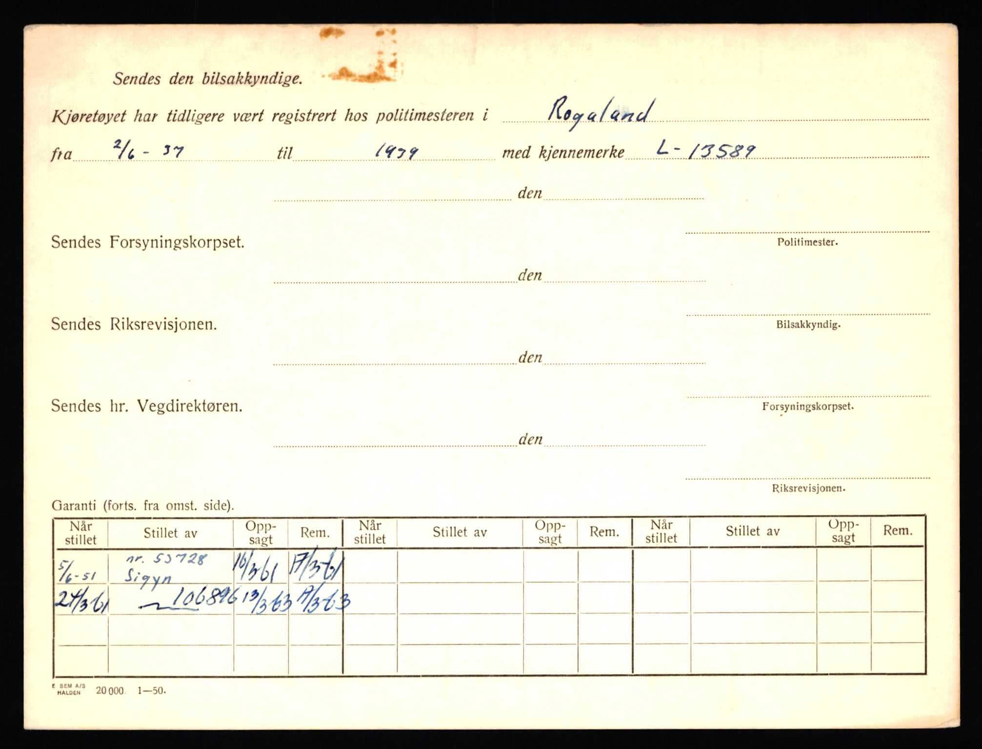 Stavanger trafikkstasjon, AV/SAST-A-101942/0/F/L0042: L-24600 - L-25233, 1930-1971, p. 254