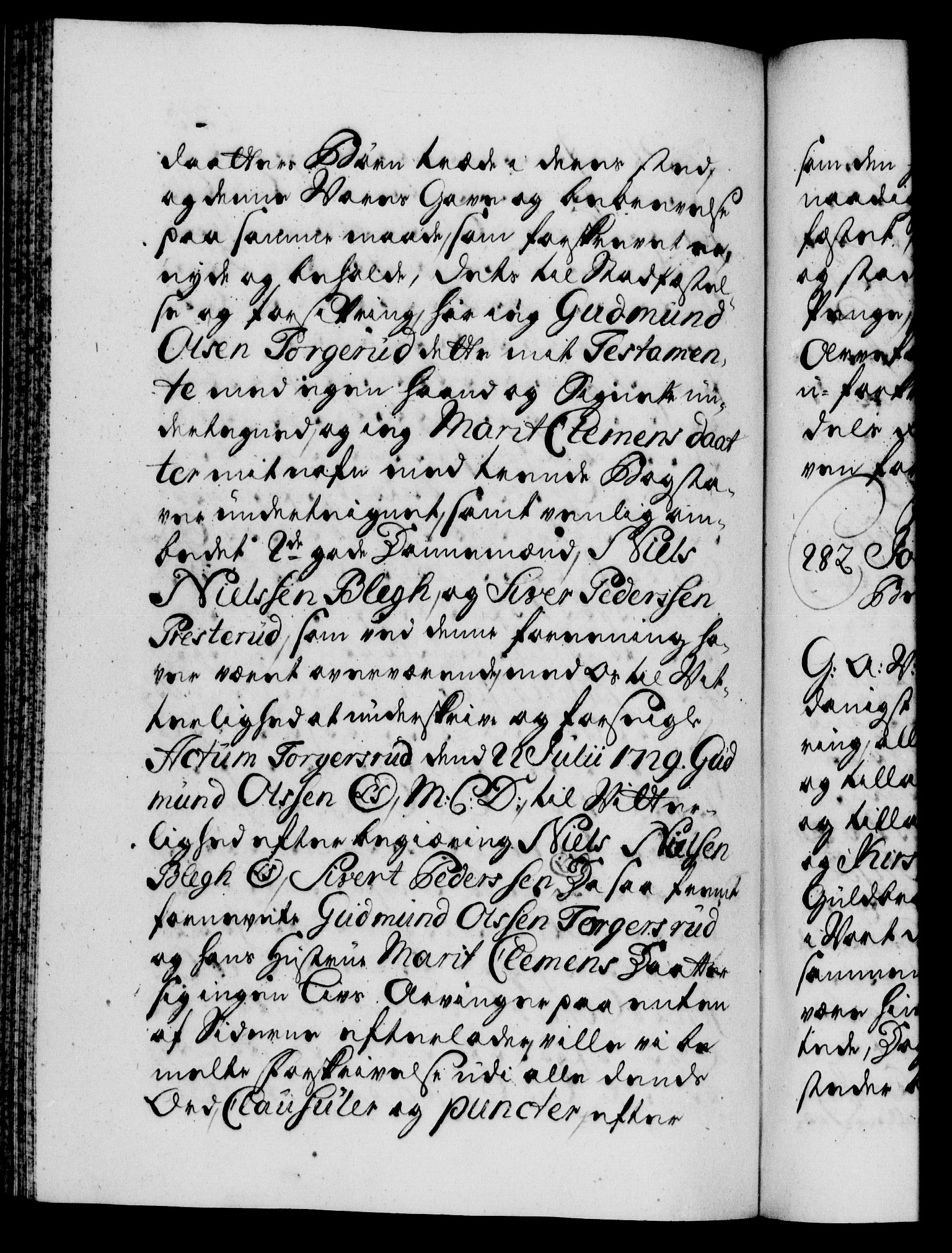 Danske Kanselli 1572-1799, AV/RA-EA-3023/F/Fc/Fca/Fcaa/L0026: Norske registre, 1729-1730, p. 218b