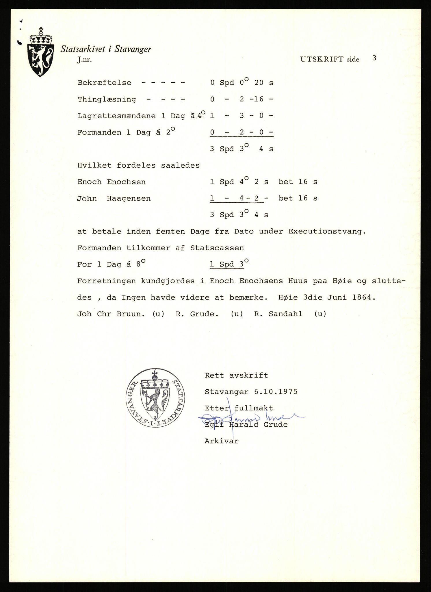 Statsarkivet i Stavanger, AV/SAST-A-101971/03/Y/Yj/L0038: Avskrifter sortert etter gårdsnavn: Hodne - Holte, 1750-1930, p. 410