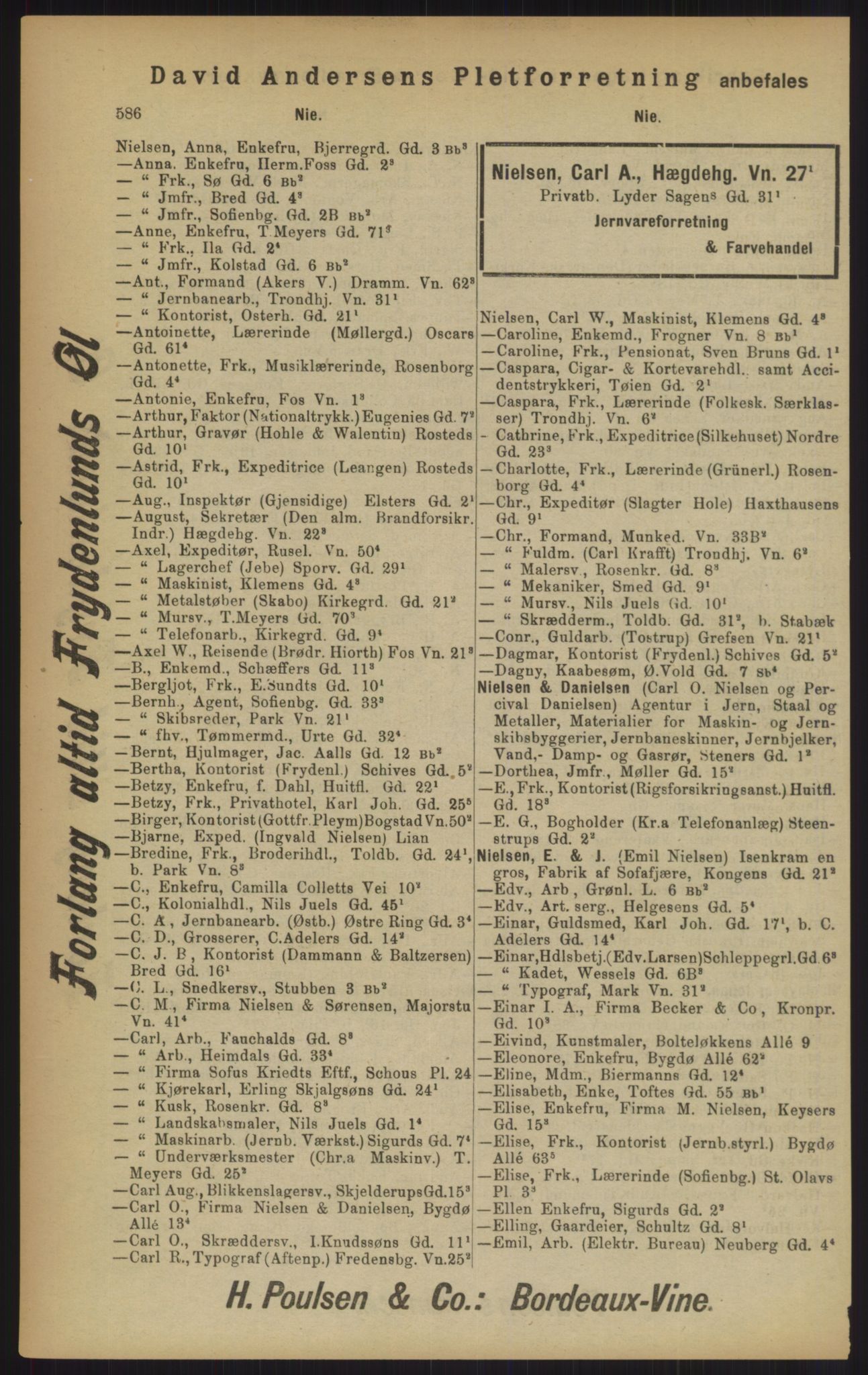 Kristiania/Oslo adressebok, PUBL/-, 1902, p. 586