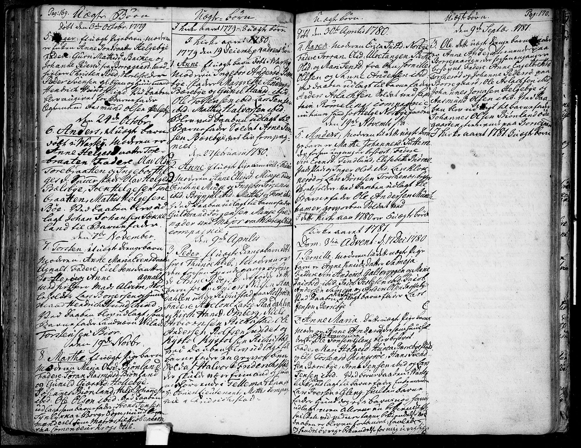 Tune prestekontor Kirkebøker, AV/SAO-A-2007/F/Fa/L0002: Parish register (official) no. 2, 1758-1781, p. 169-170
