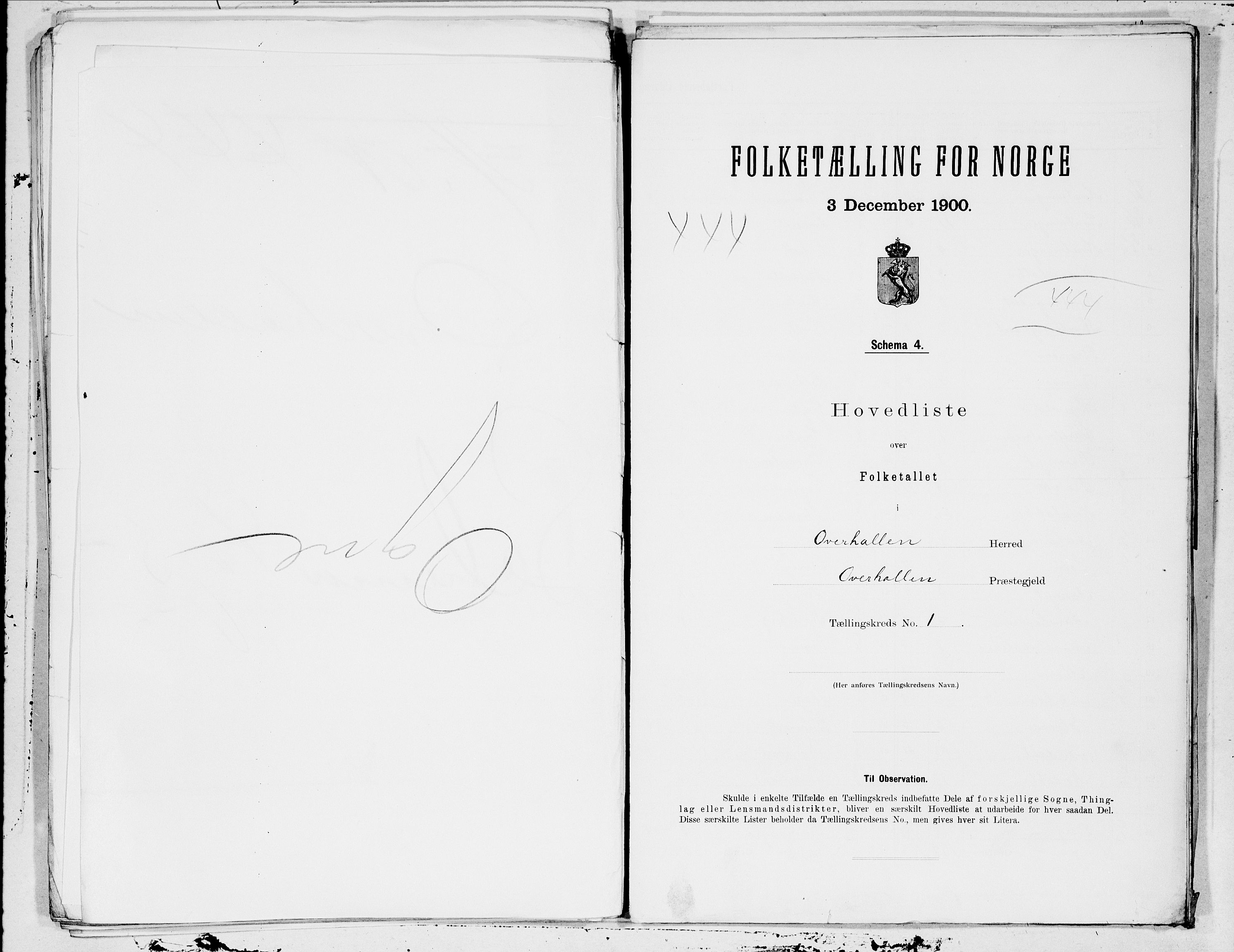 SAT, 1900 census for Overhalla, 1900, p. 2