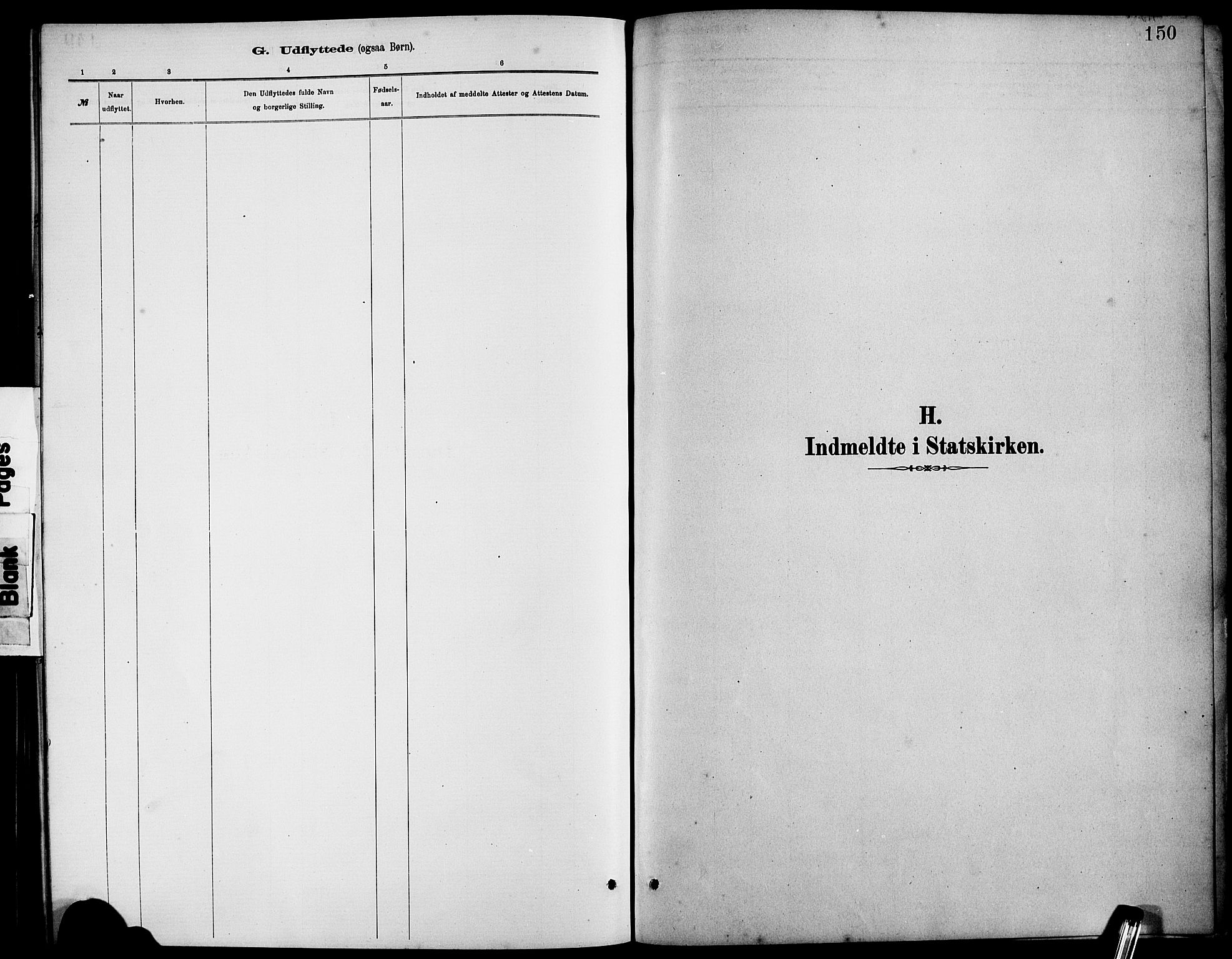 Etne sokneprestembete, SAB/A-75001/H/Hab: Parish register (copy) no. B 4, 1879-1897, p. 150