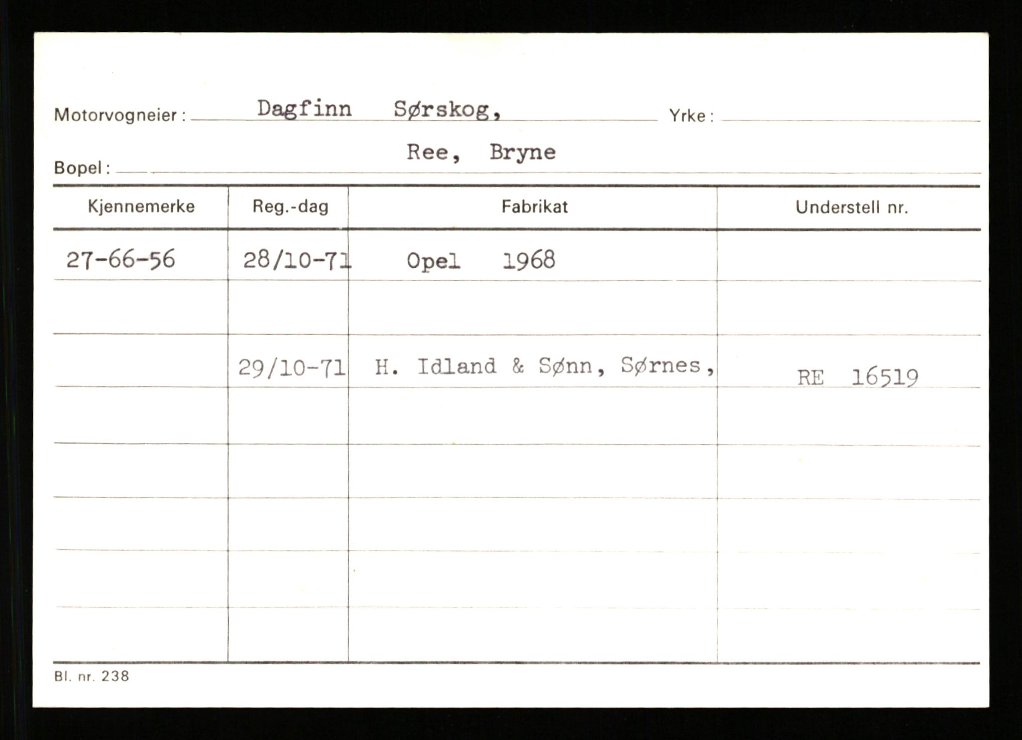 Stavanger trafikkstasjon, AV/SAST-A-101942/0/G/L0011: Registreringsnummer: 240000 - 363477, 1930-1971, p. 1083