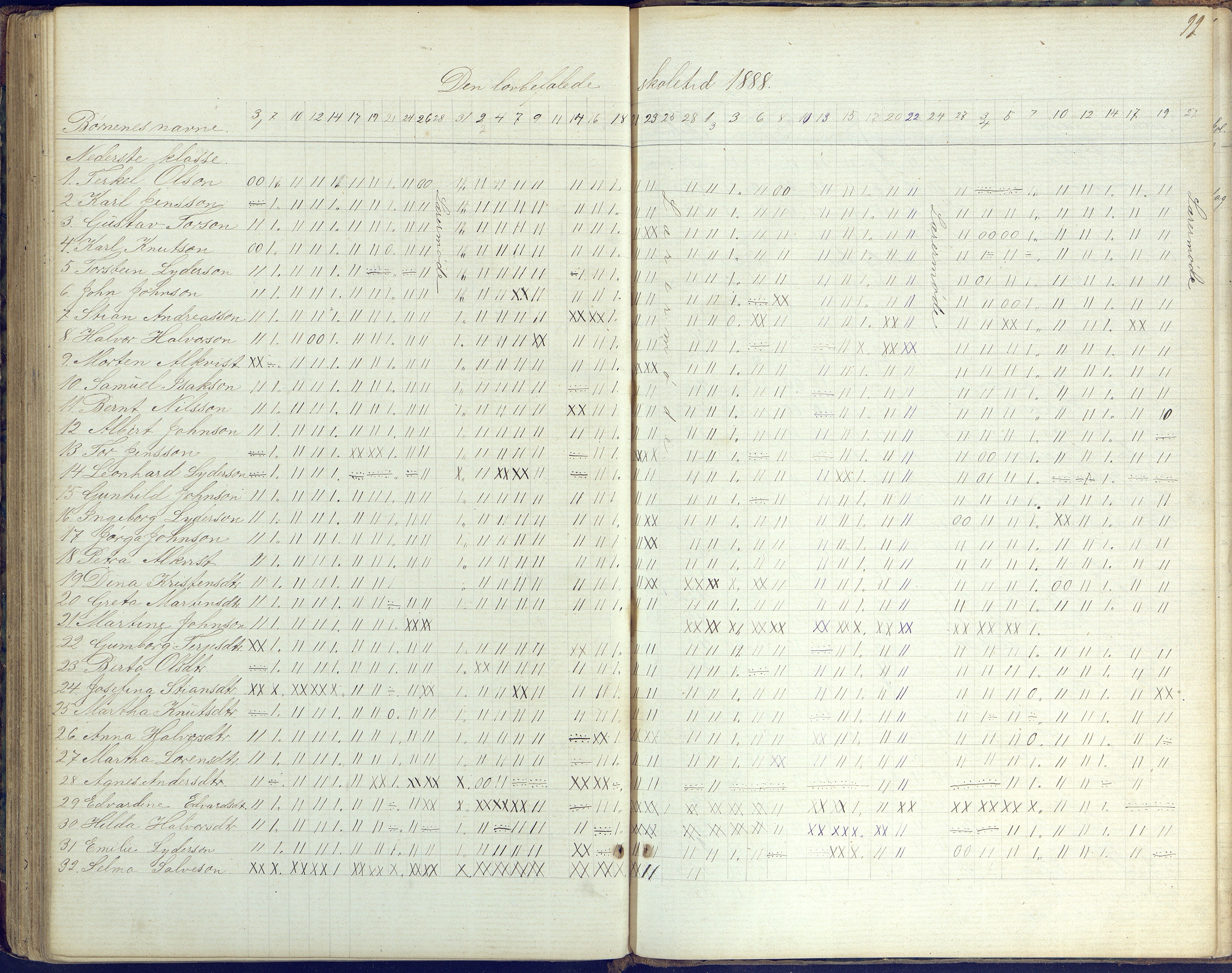 Flosta kommune, Vatnebu skole, AAKS/KA0916-550d/F3/L0001: Skoleprotokoll, 1863-1884, p. 99