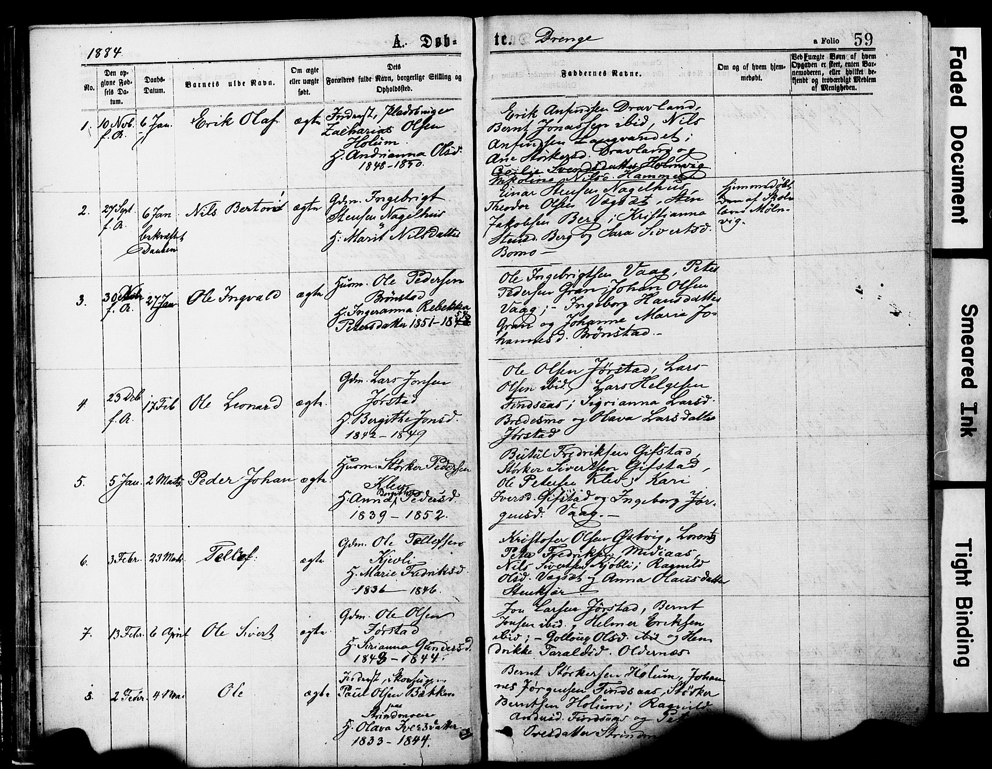 Ministerialprotokoller, klokkerbøker og fødselsregistre - Nord-Trøndelag, SAT/A-1458/749/L0473: Parish register (official) no. 749A07, 1873-1887, p. 59