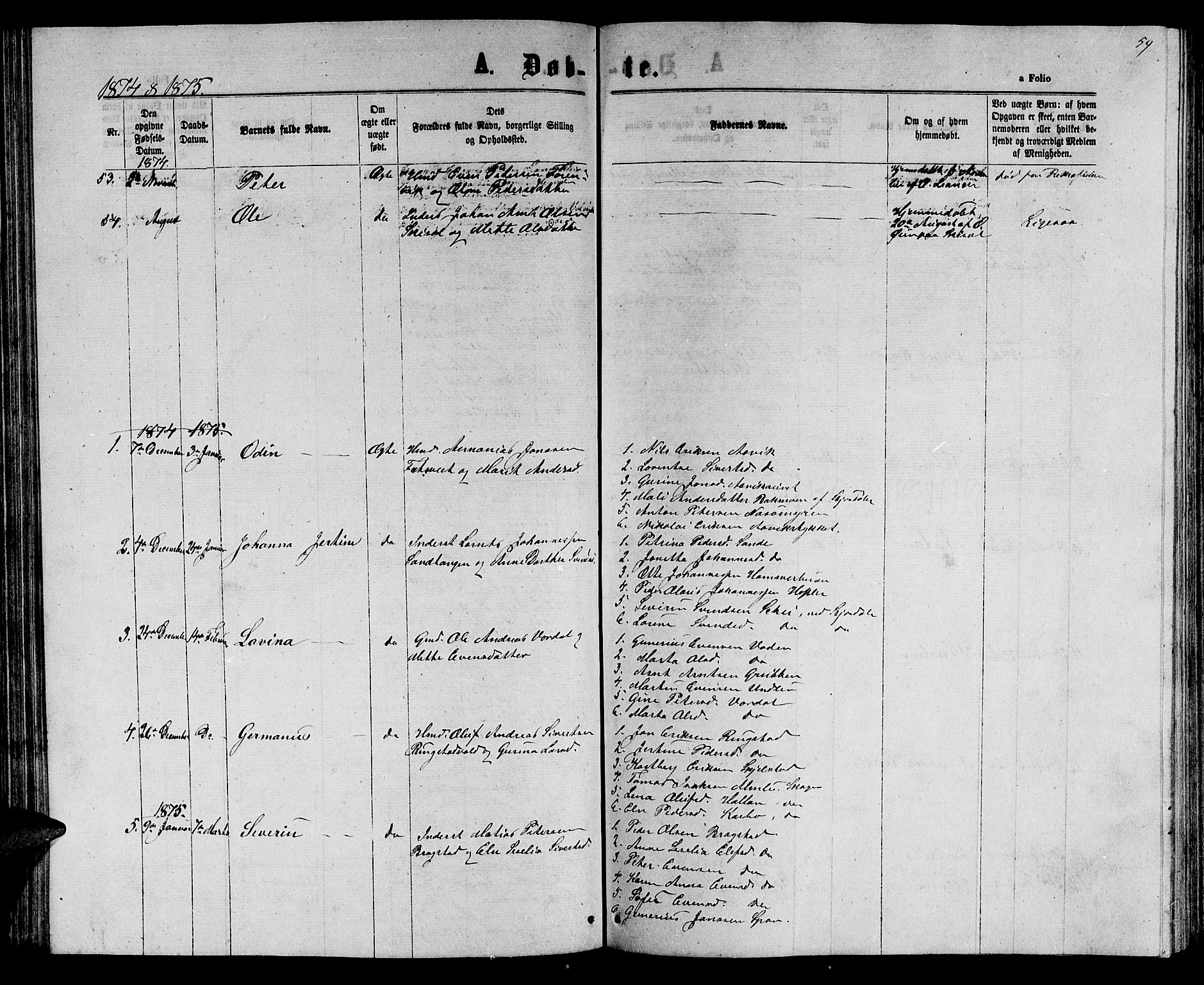 Ministerialprotokoller, klokkerbøker og fødselsregistre - Nord-Trøndelag, SAT/A-1458/714/L0133: Parish register (copy) no. 714C02, 1865-1877, p. 59