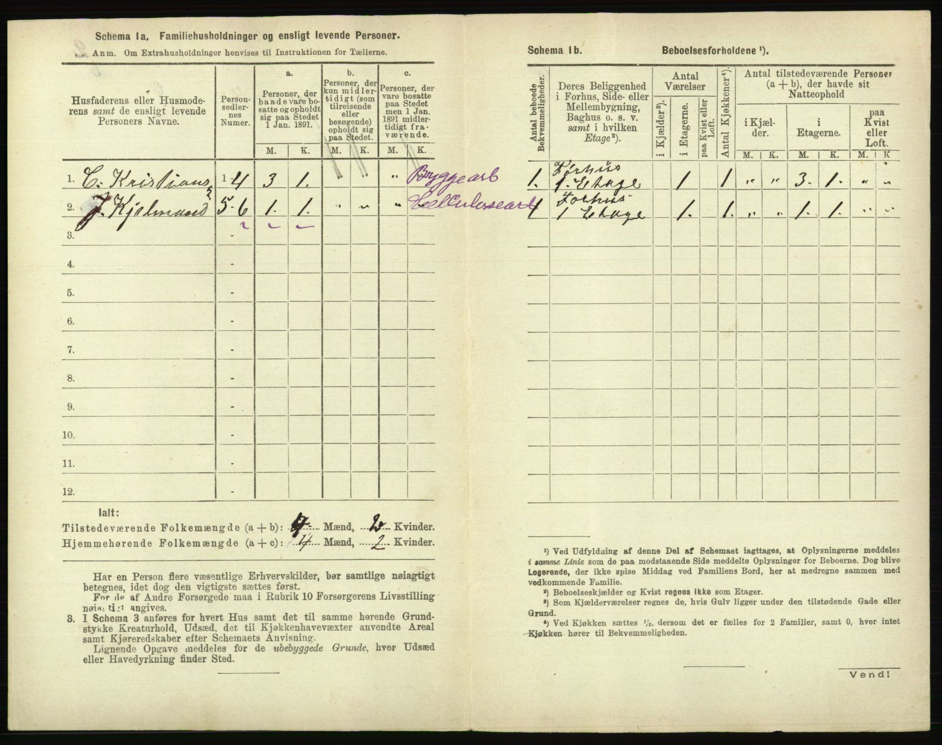 RA, 1891 census for 0104 Moss, 1891, p. 643