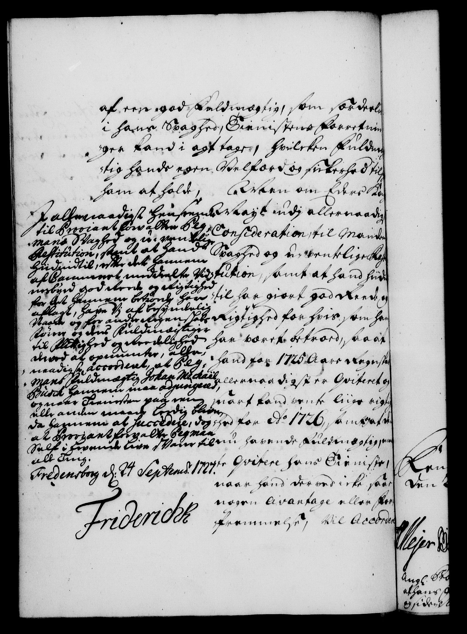 Rentekammeret, Kammerkanselliet, RA/EA-3111/G/Gf/Gfa/L0010: Norsk relasjons- og resolusjonsprotokoll (merket RK 52.10), 1727, p. 934