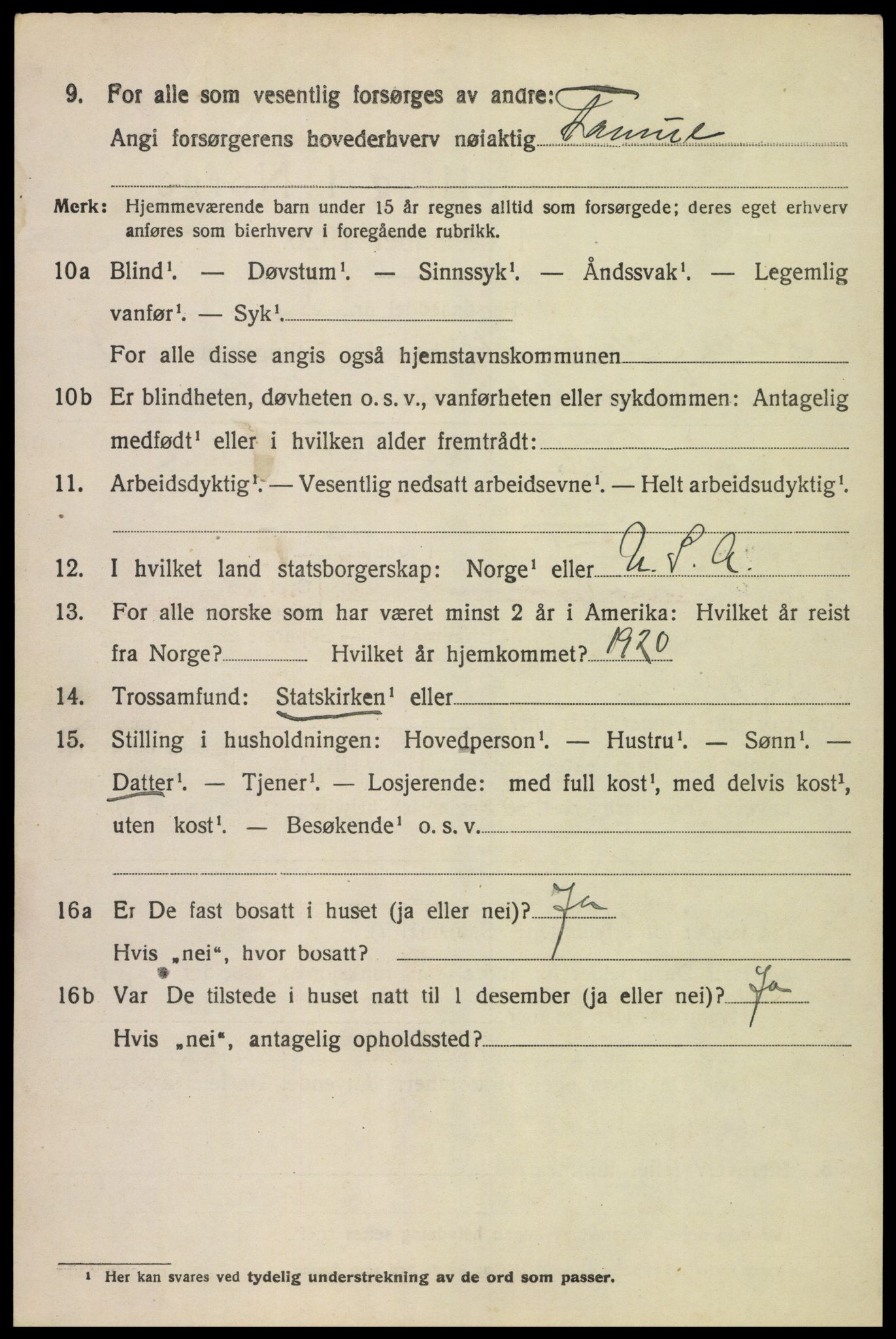 SAK, 1920 census for Halse og Harkmark, 1920, p. 5604