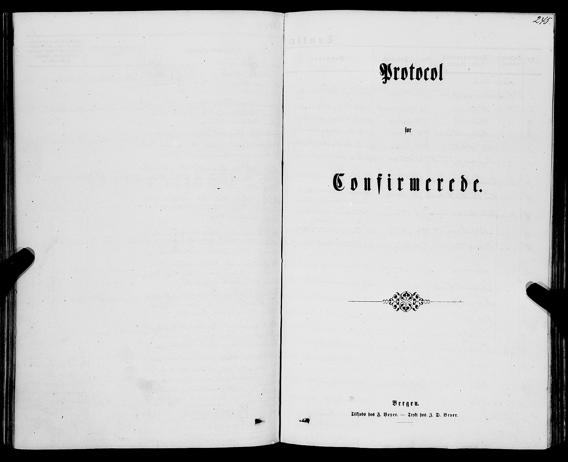 Førde sokneprestembete, AV/SAB-A-79901/H/Haa/Haaa/L0009: Parish register (official) no. A 9, 1861-1877, p. 245