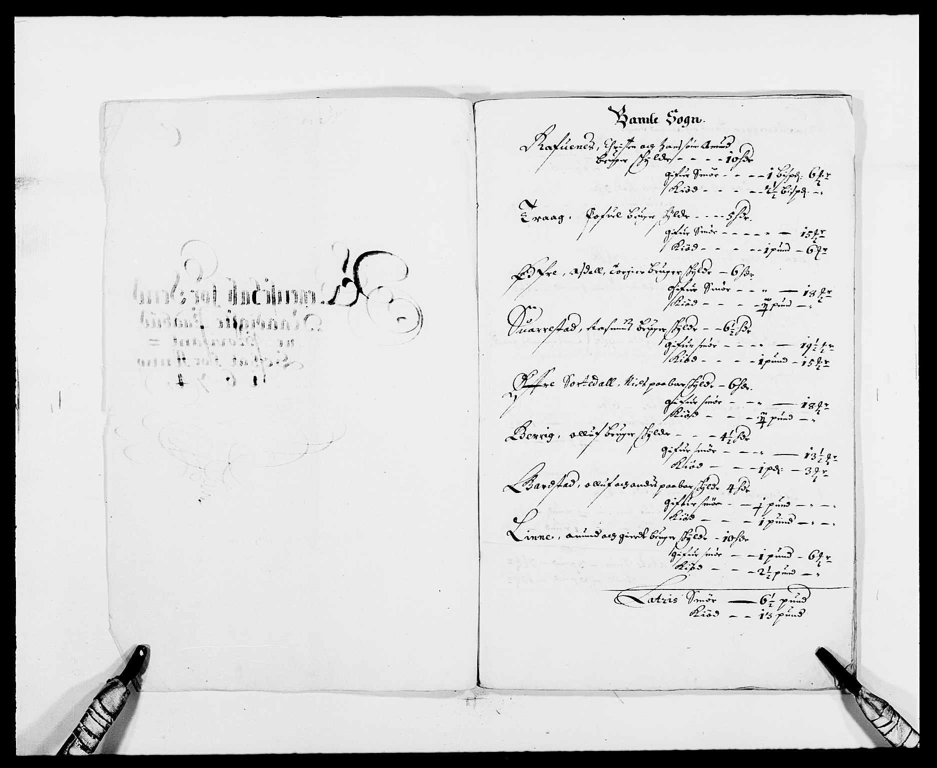 Rentekammeret inntil 1814, Reviderte regnskaper, Fogderegnskap, RA/EA-4092/R34/L2042: Fogderegnskap Bamble, 1673-1675, p. 201