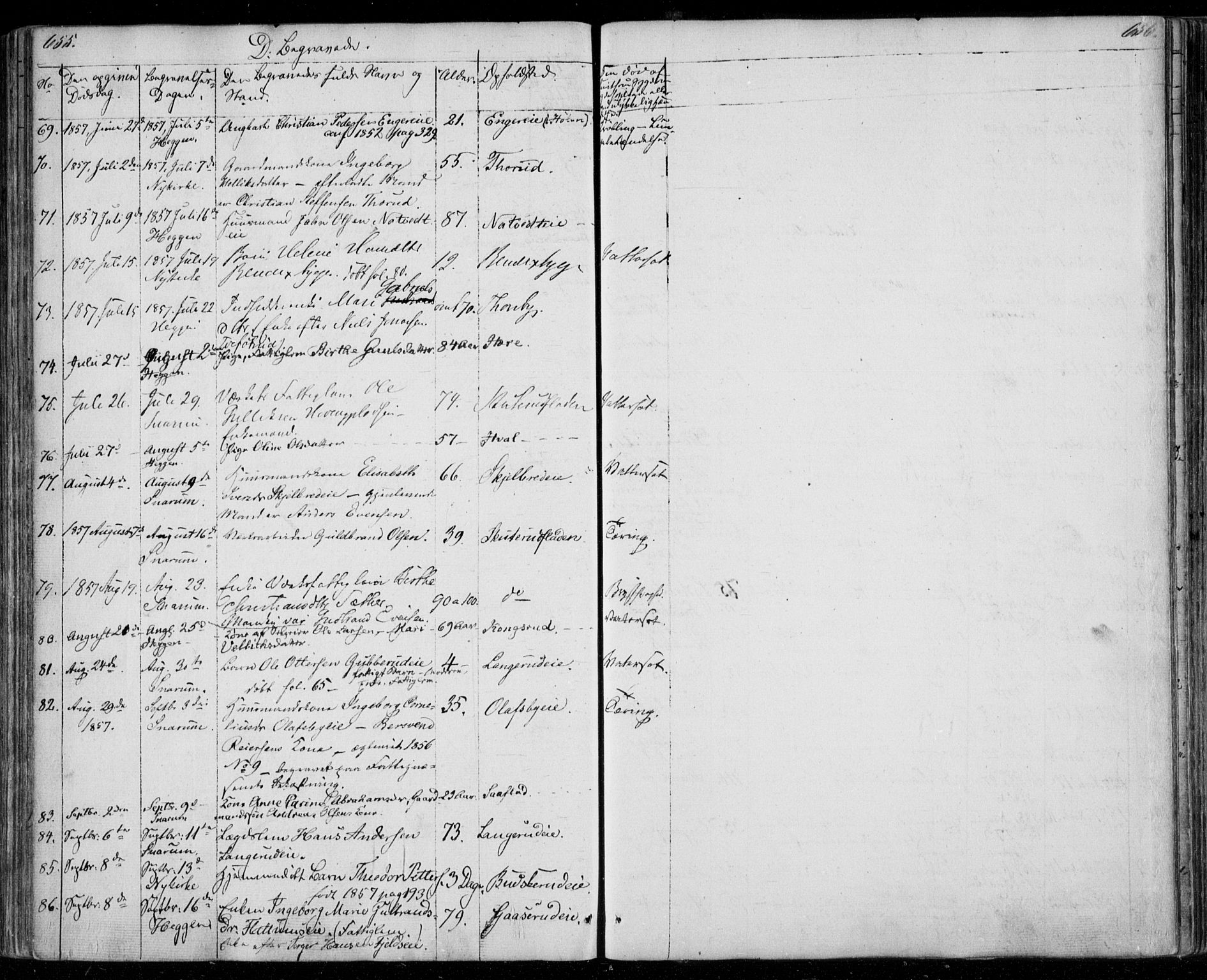 Modum kirkebøker, AV/SAKO-A-234/F/Fa/L0008: Parish register (official) no. 8, 1851-1859, p. 655-656