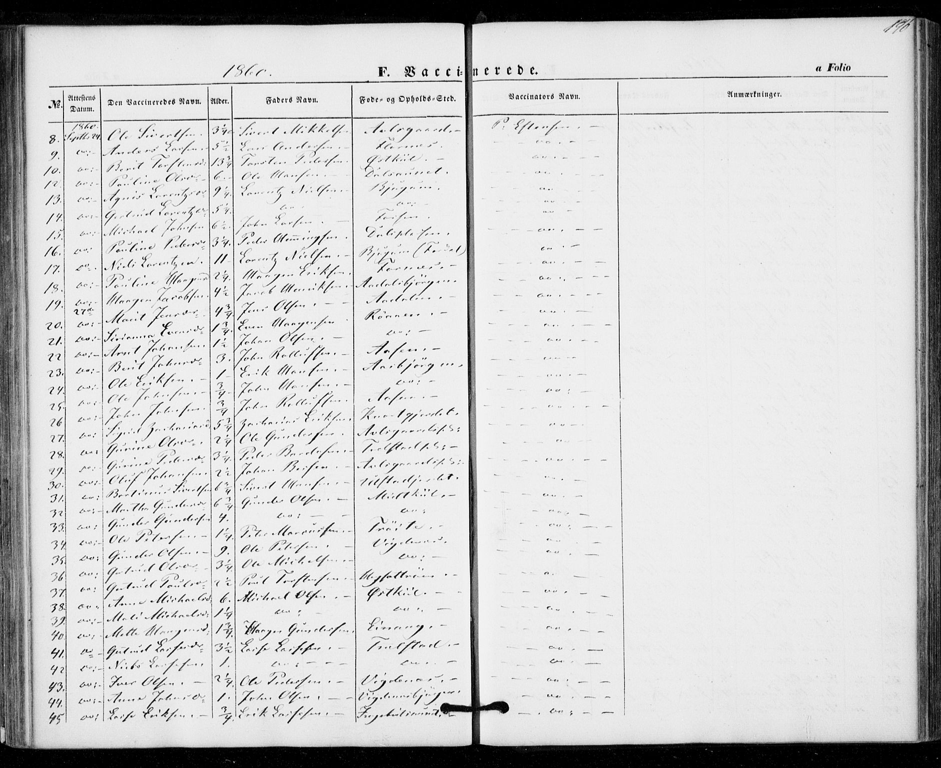 Ministerialprotokoller, klokkerbøker og fødselsregistre - Nord-Trøndelag, SAT/A-1458/703/L0028: Parish register (official) no. 703A01, 1850-1862, p. 190
