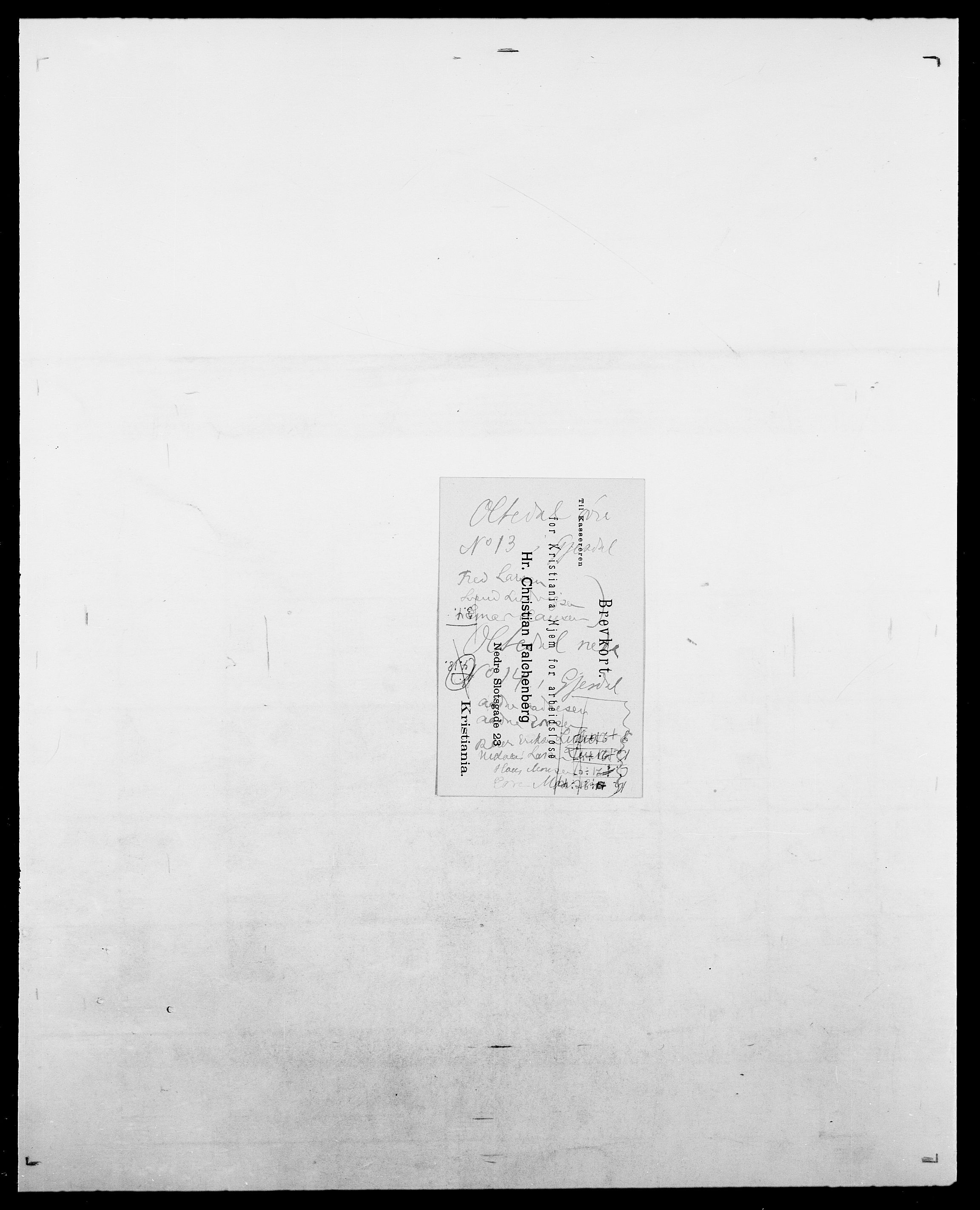 Delgobe, Charles Antoine - samling, SAO/PAO-0038/D/Da/L0029: Obel - Oxholm, p. 260
