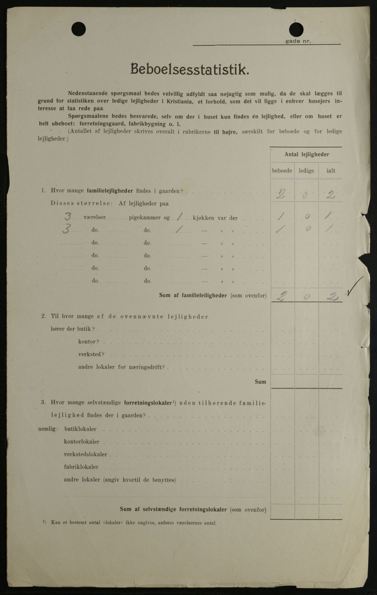 OBA, Municipal Census 1908 for Kristiania, 1908, p. 56322